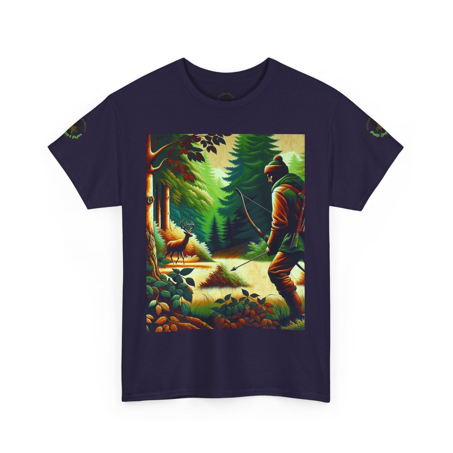 Hustle League's Empire Unisex Heavy Cotton Tee - Vintage Hunting Graphic T-Shirt