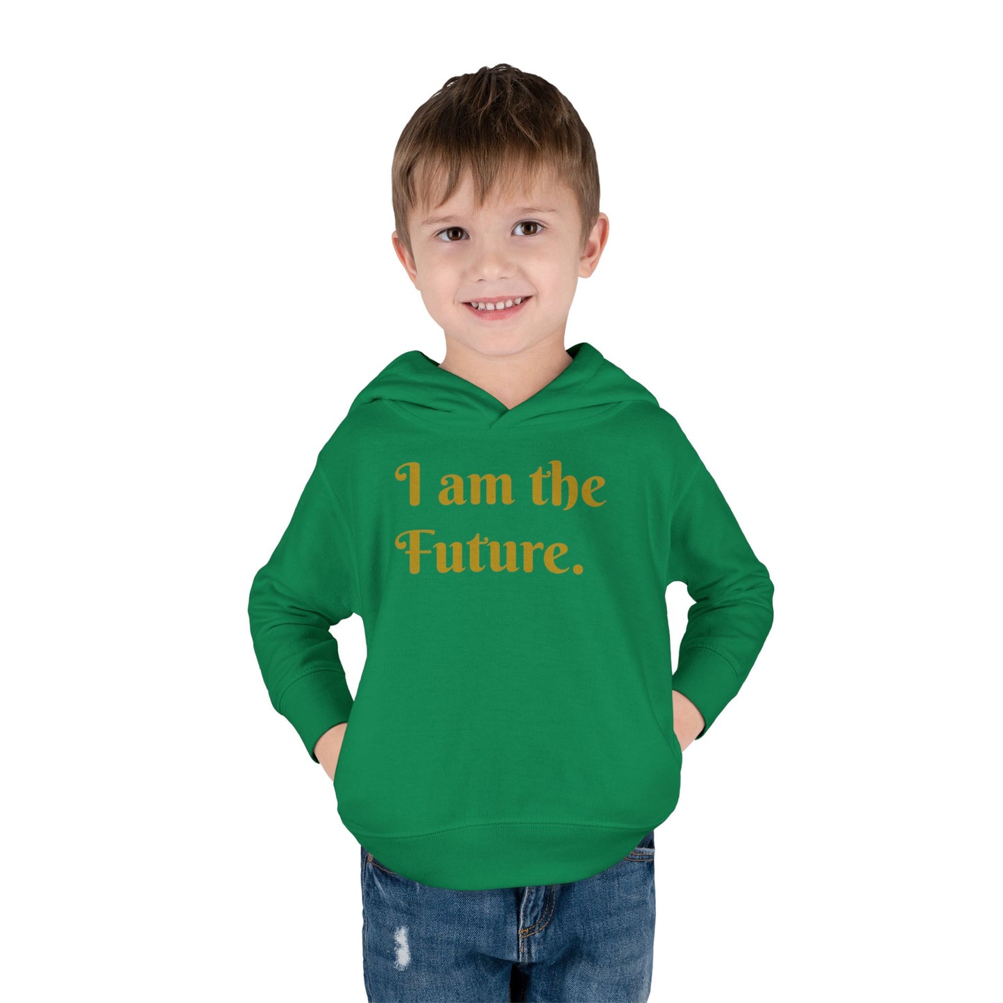 HLE Toddler Fleece Hoodie - I Am the Future & Hustle's League Design