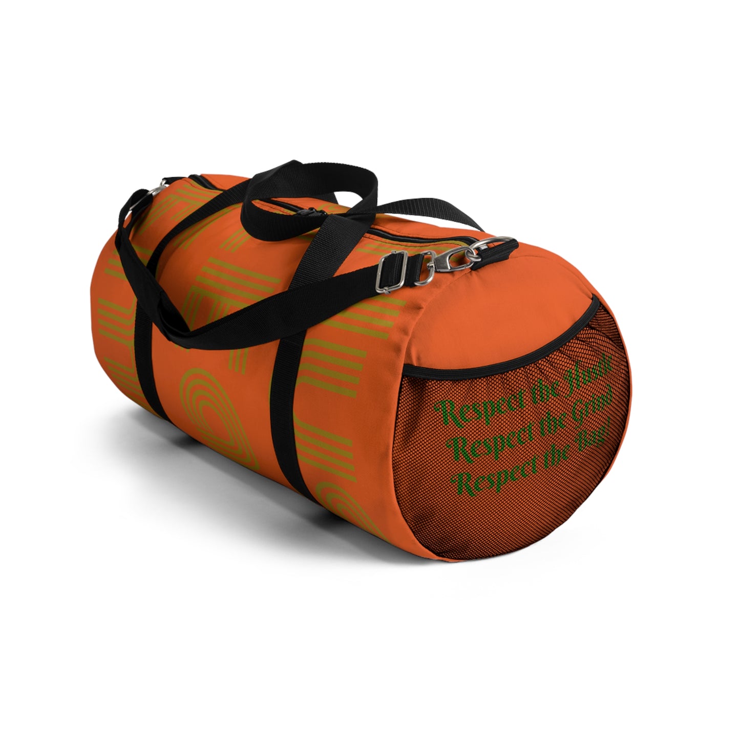 Orange Duffel Bag- Perfect for Travel and Gym