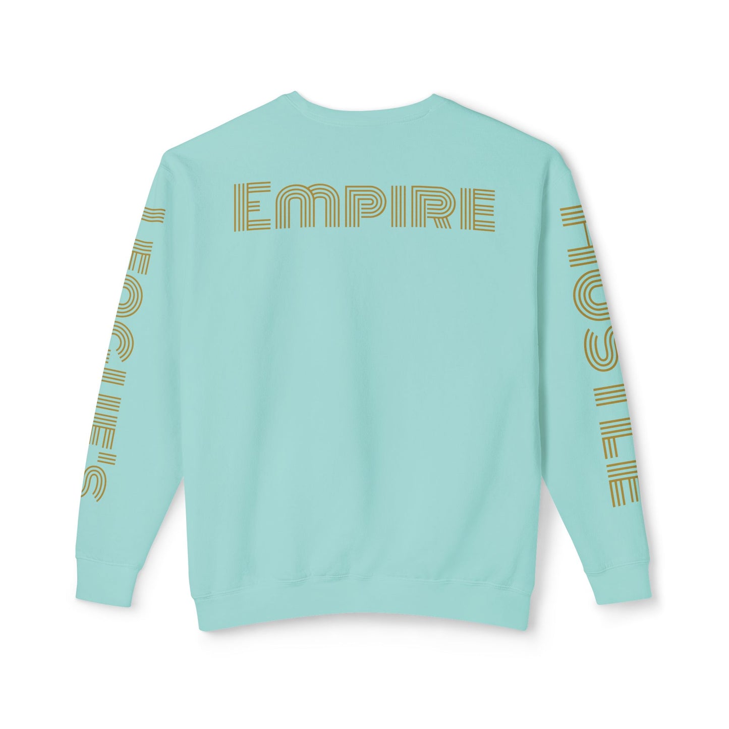 Unisex Lightweight Crewneck Sweatshirt - 'Empire Hustle' Urban Art Design