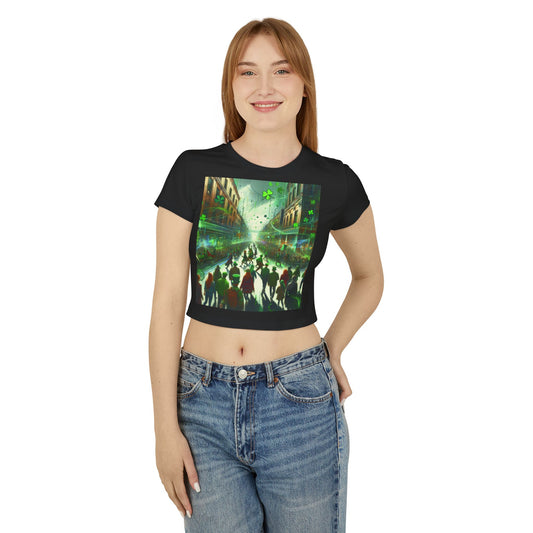 Camiseta de bebé para mujer del Día de San Patricio - Hustle, Leagues, Empire Design