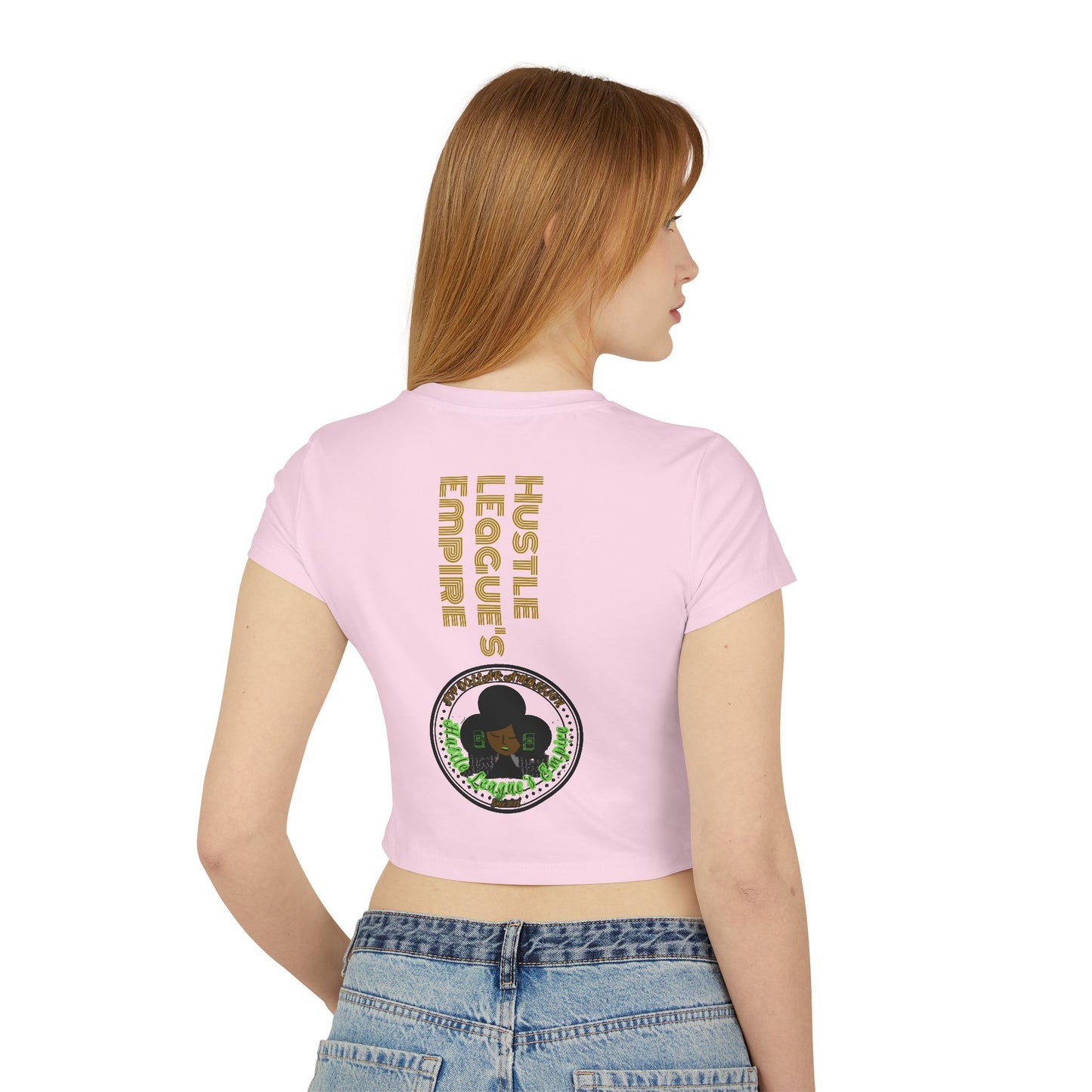 St. Patrick's Day Women's Baby Tee - Hustle, Leagues, Empire Design