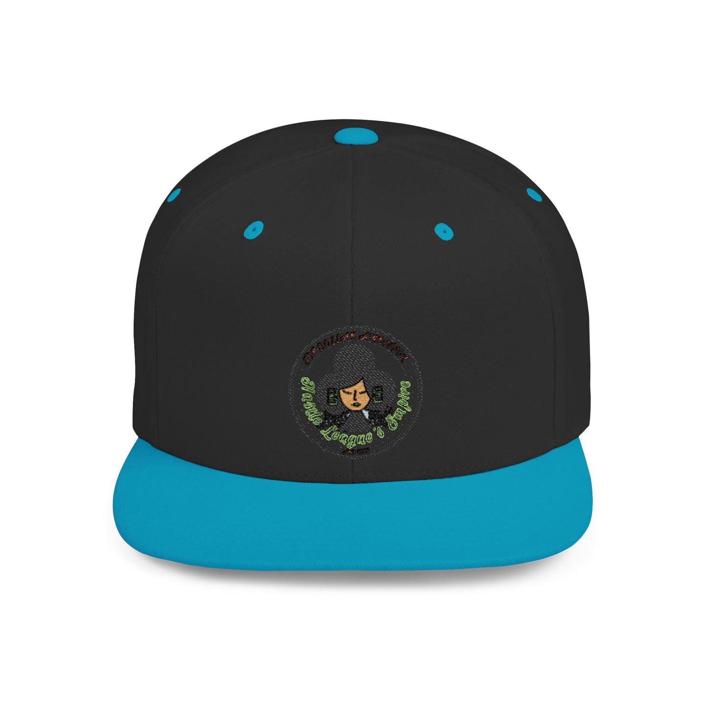 HLE Flat Bill Snapback Hat - Stylish, Trendy Cap for Everyday Wear