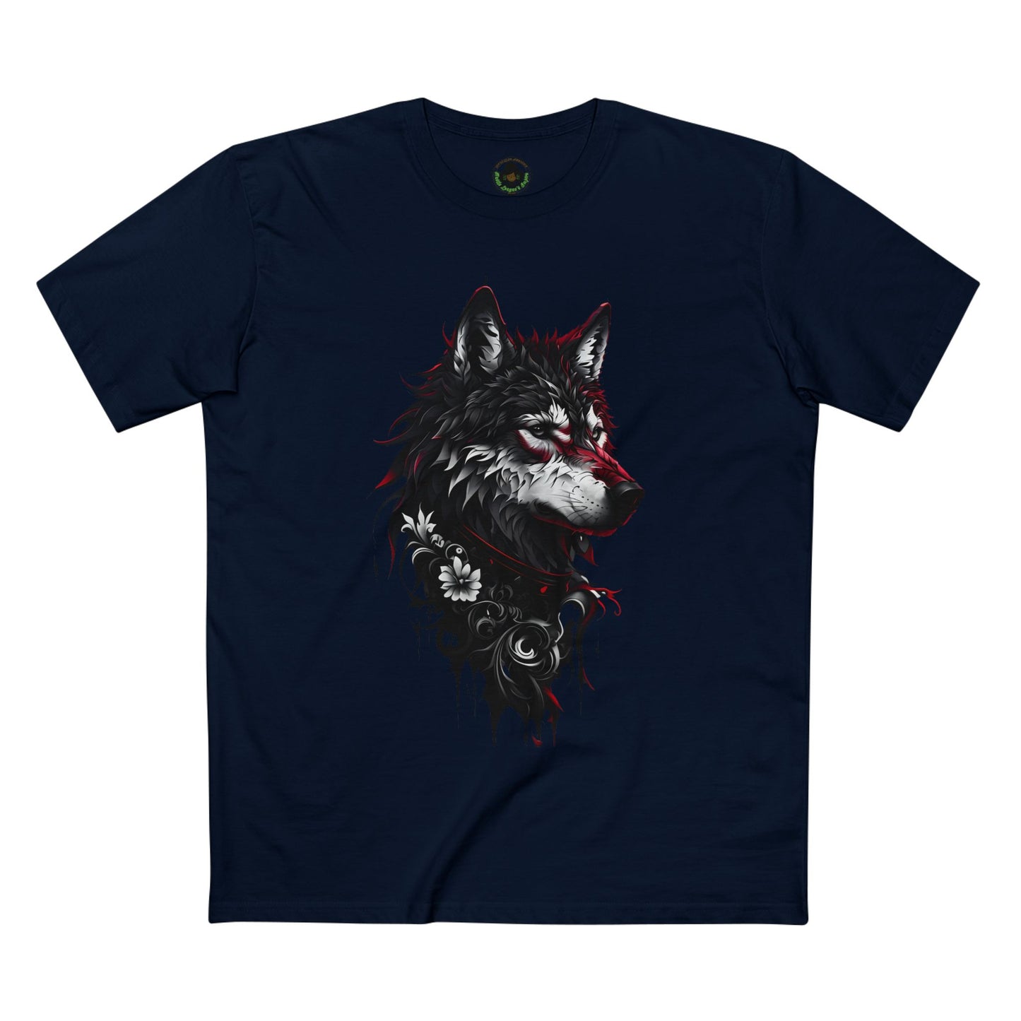 HLE Wild Spirit Graphic Tee - Fierce Wolf & Tiger Design