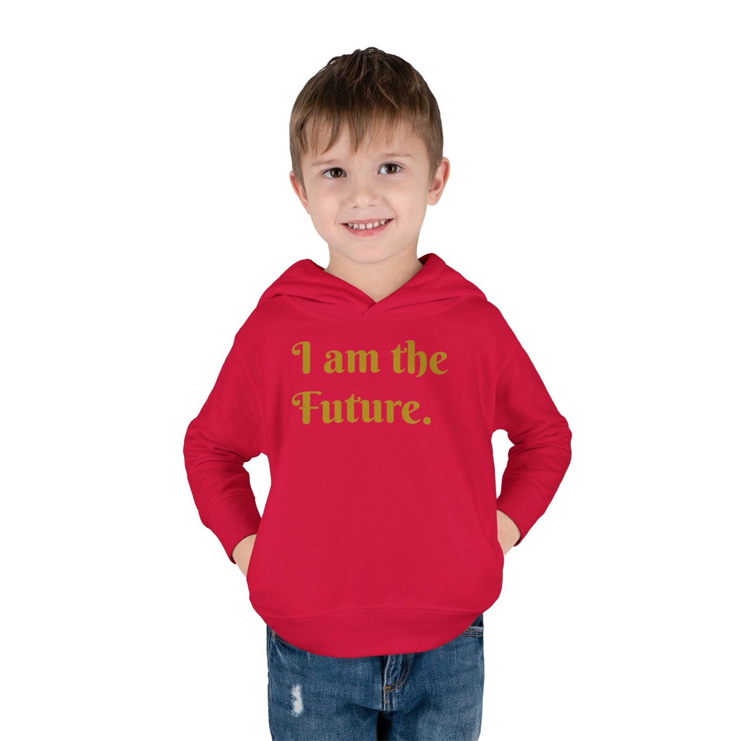 HLE Toddler Fleece Hoodie - I Am the Future & Hustle's League Design
