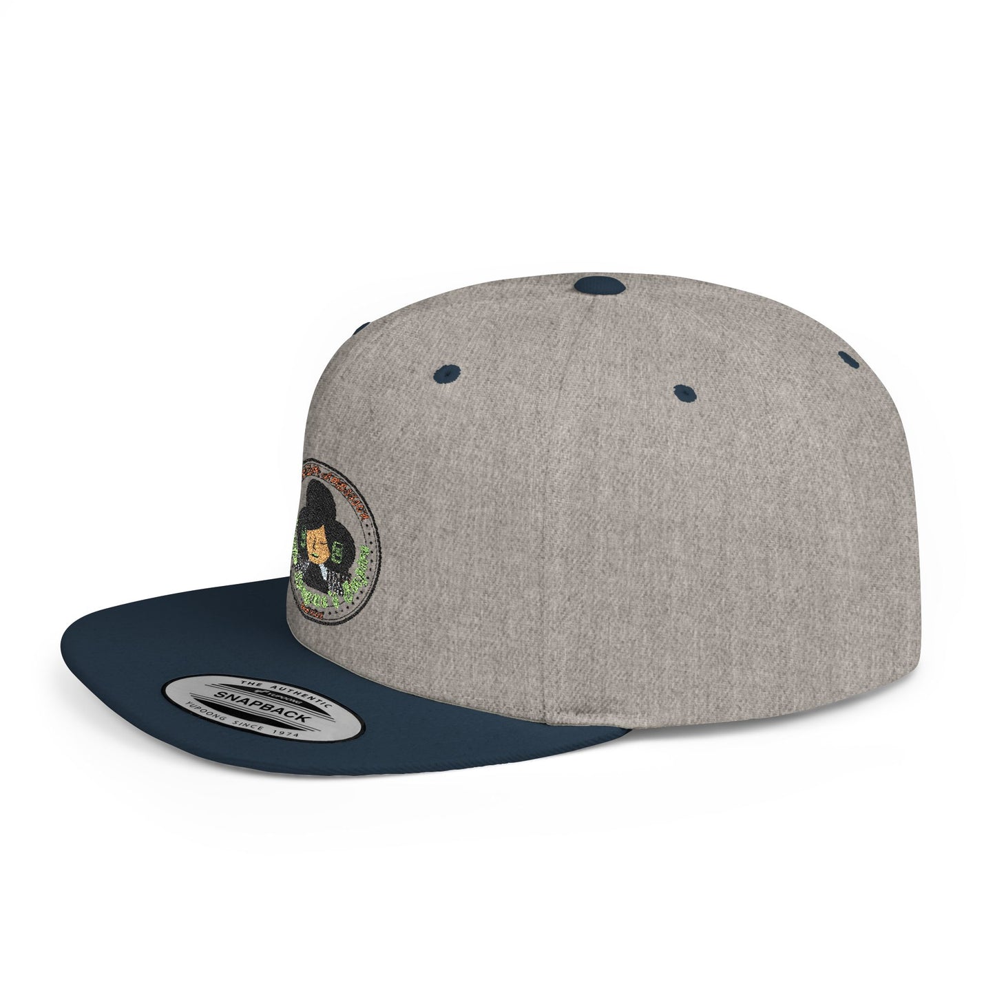 HLE Flat Bill Snapback Hat - Stylish, Trendy Cap for Everyday Wear
