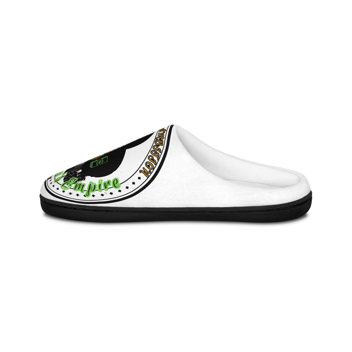 HLE Men's Indoor Slippers - Hustle & Relax Design