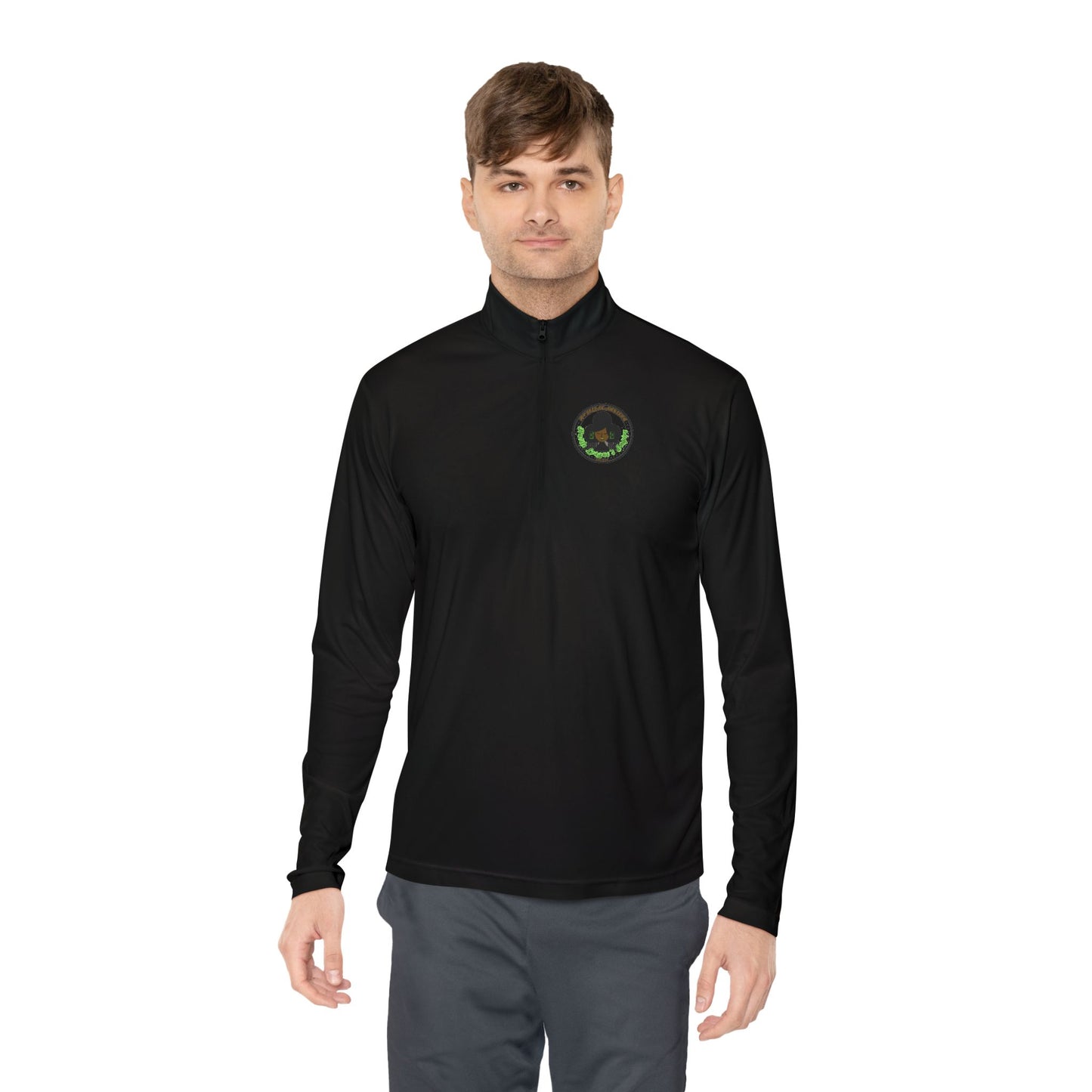 HLE Unisex Quarter-Zip Pullover - Motivational Activewear for Go-Getters