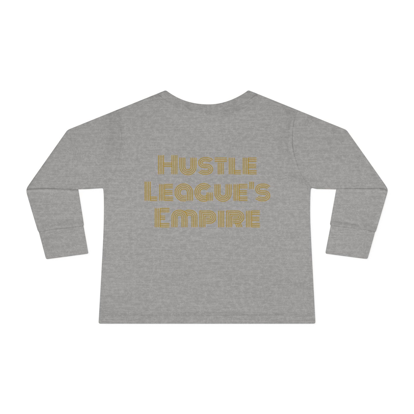 Camiseta de manga larga para niños pequeños: "El futuro está aquí" y "El imperio de la Hustle League"