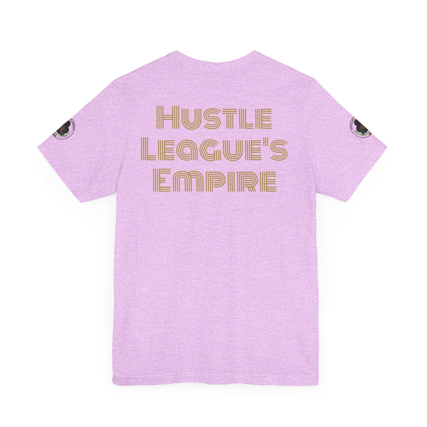Camiseta unisex Epic HLE: gráfico llamativo en la parte delantera y motivación en la espalda