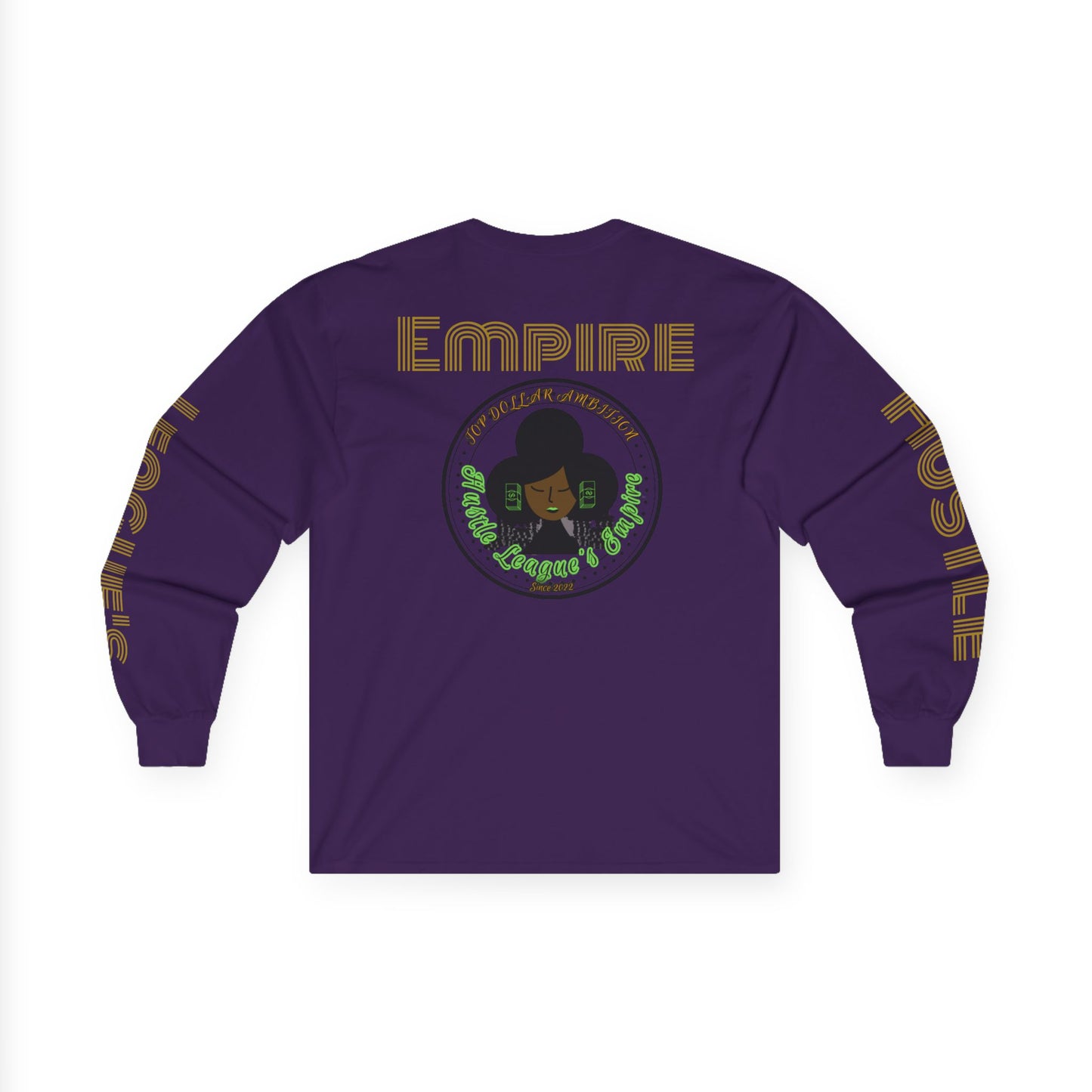 HLE Inspirational Long Sleeve Tee - Empowerment Quote & Graphic