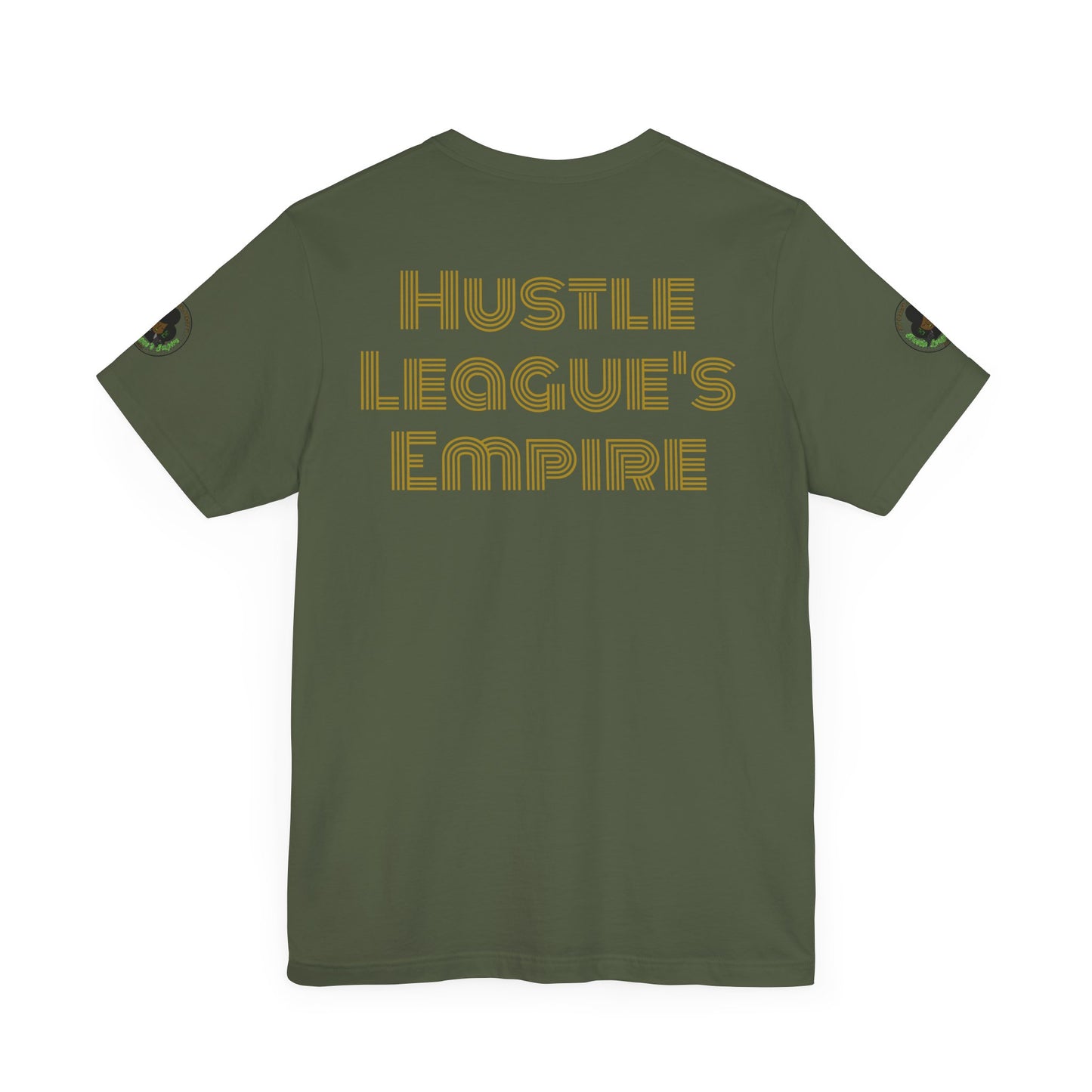 Camiseta unisex Epic HLE: gráfico llamativo en la parte delantera y motivación en la espalda
