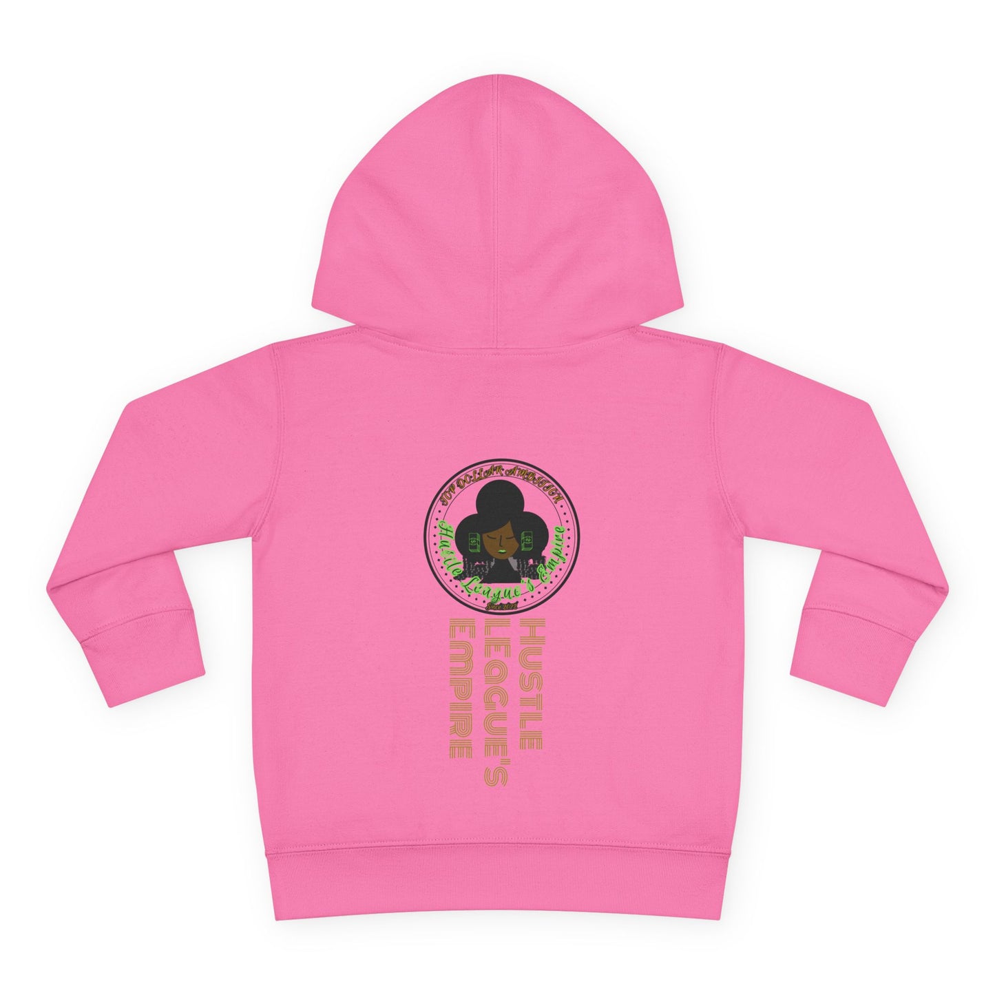 Empowering Toddler Fleece Hoodie - "I Eat Peer Pressure"