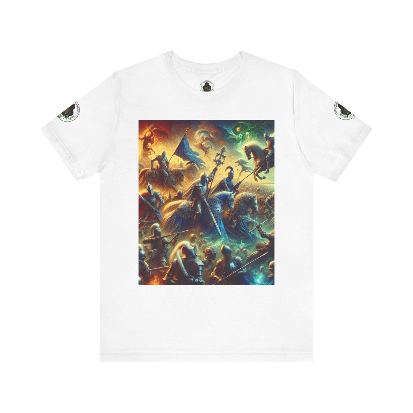 Camiseta unisex Epic HLE: gráfico llamativo en la parte delantera y motivación en la espalda