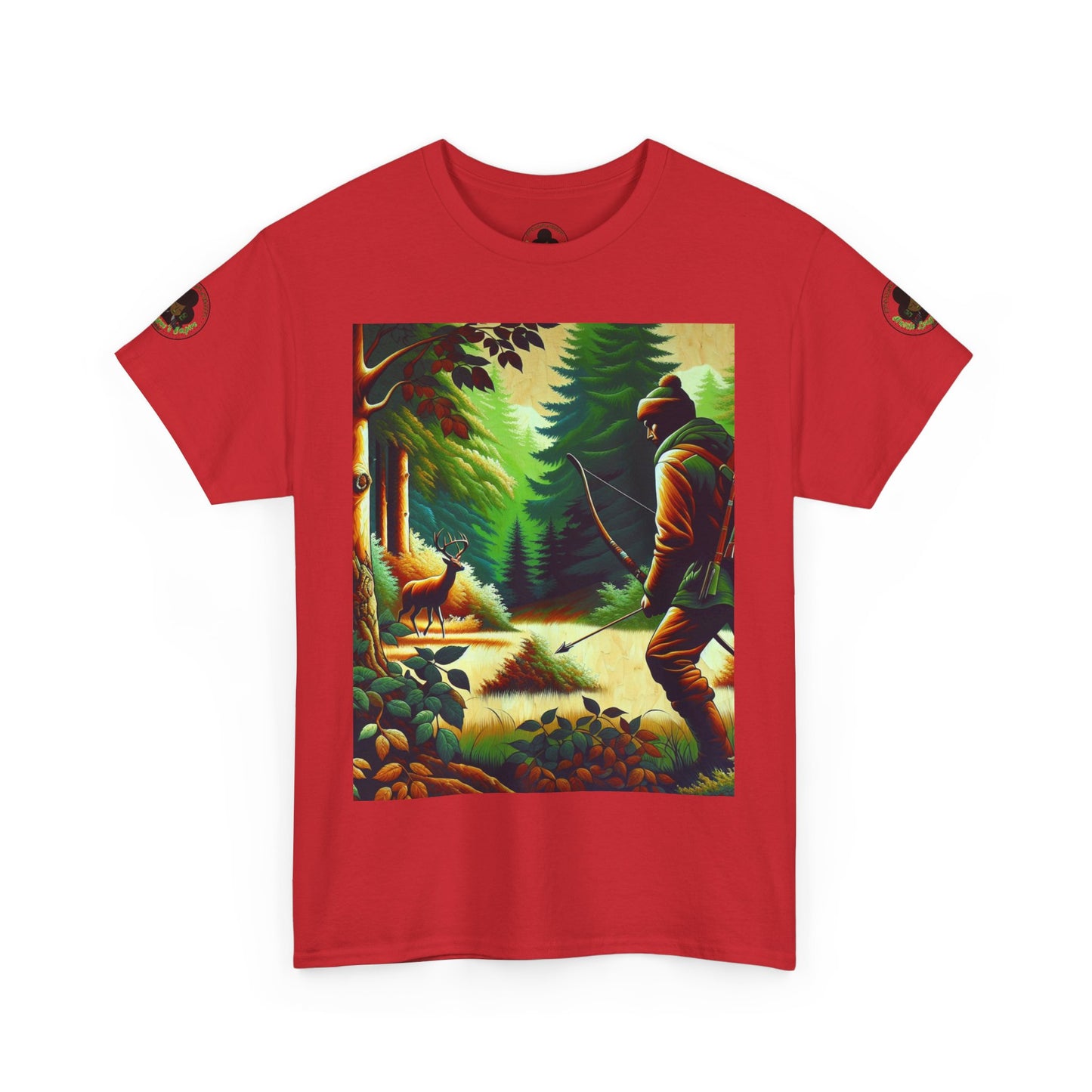 Hustle League's Empire Unisex Heavy Cotton Tee - Vintage Hunting Graphic T-Shirt
