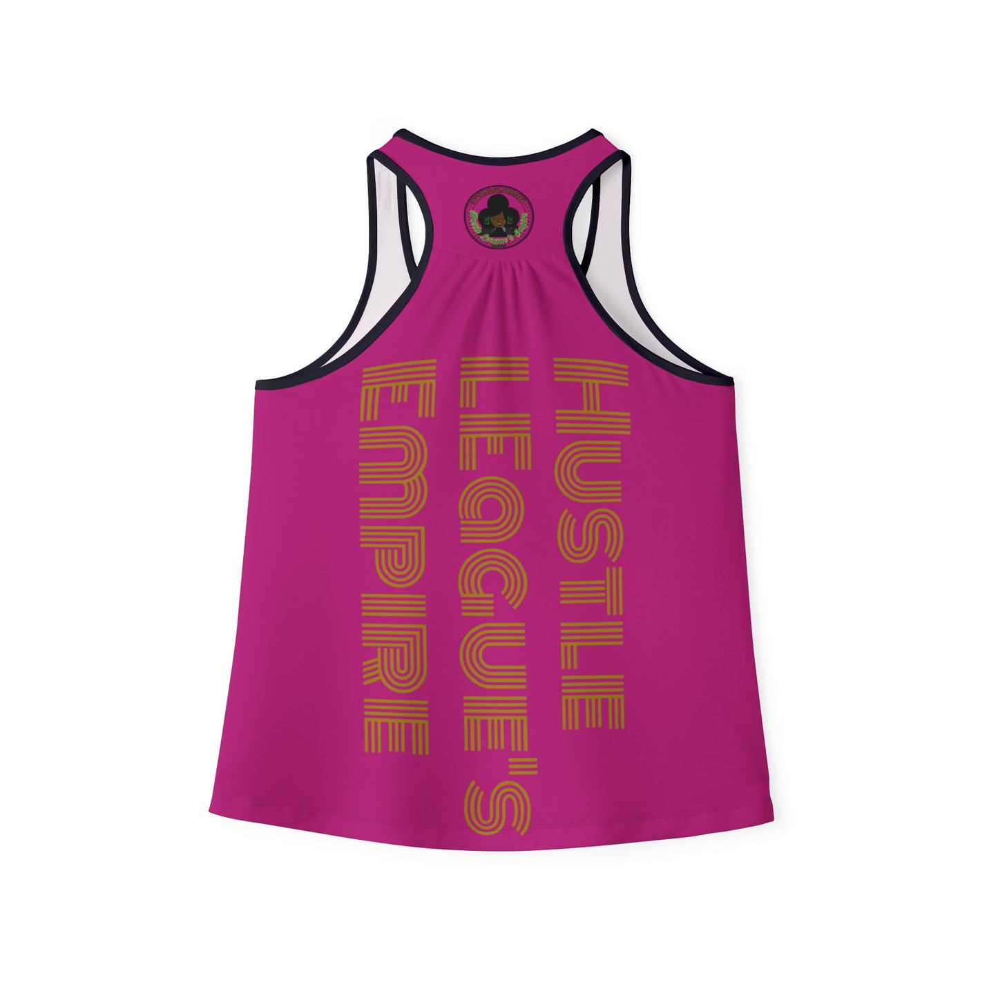Women's Hustle League Empire Tank Top - Motivational Activewear for Fitness Enthusiasts