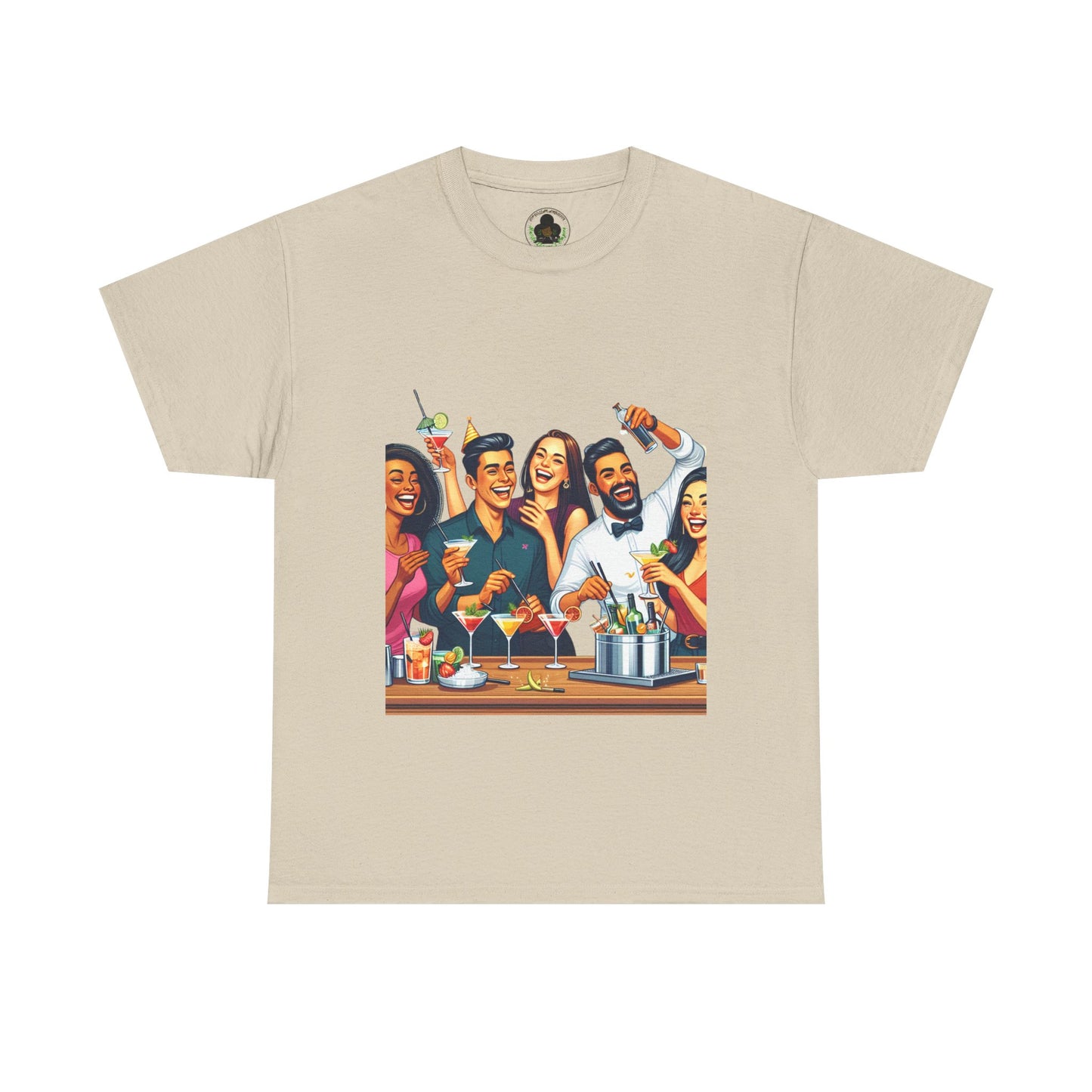 Hustle League Unisex Heavy Cotton Tee - Celebrate Friendship & Fun Nights Out