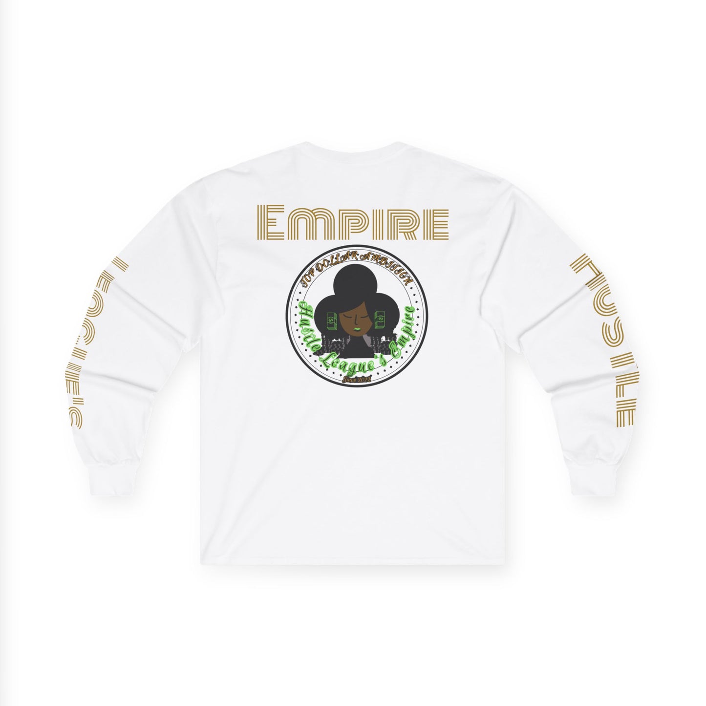 HLE Inspirational Long Sleeve Tee - Empowerment Quote & Graphic