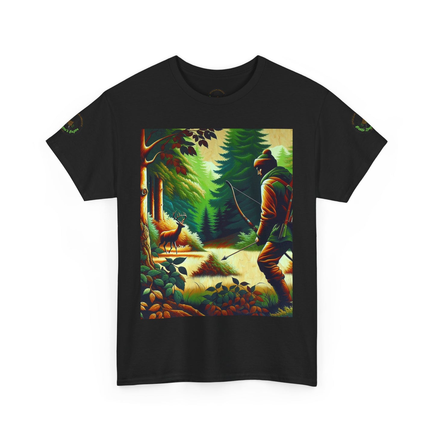Hustle League's Empire Unisex Heavy Cotton Tee - Vintage Hunting Graphic T-Shirt
