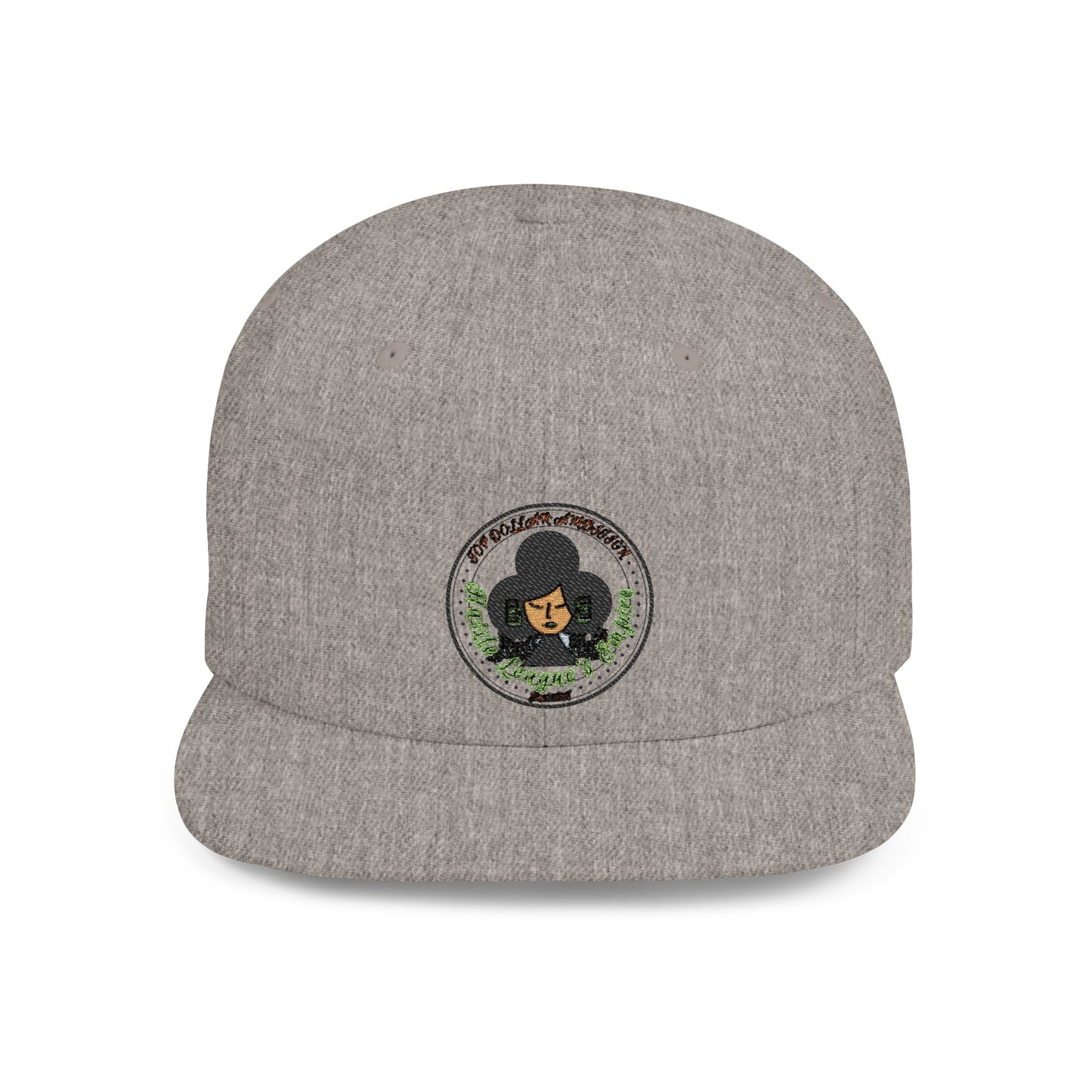 HLE Flat Bill Snapback Hat - Stylish, Trendy Cap for Everyday Wear