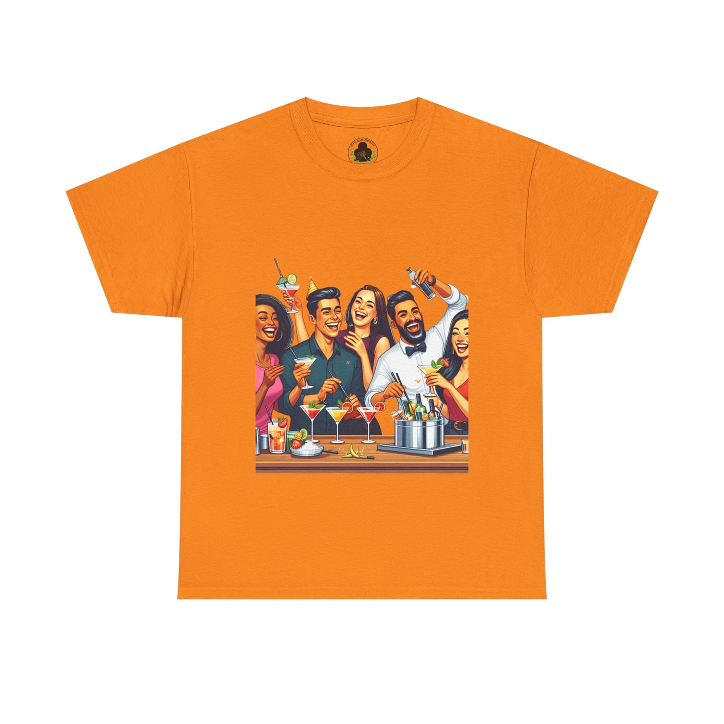 Hustle League Unisex Heavy Cotton Tee - Celebrate Friendship & Fun Nights Out
