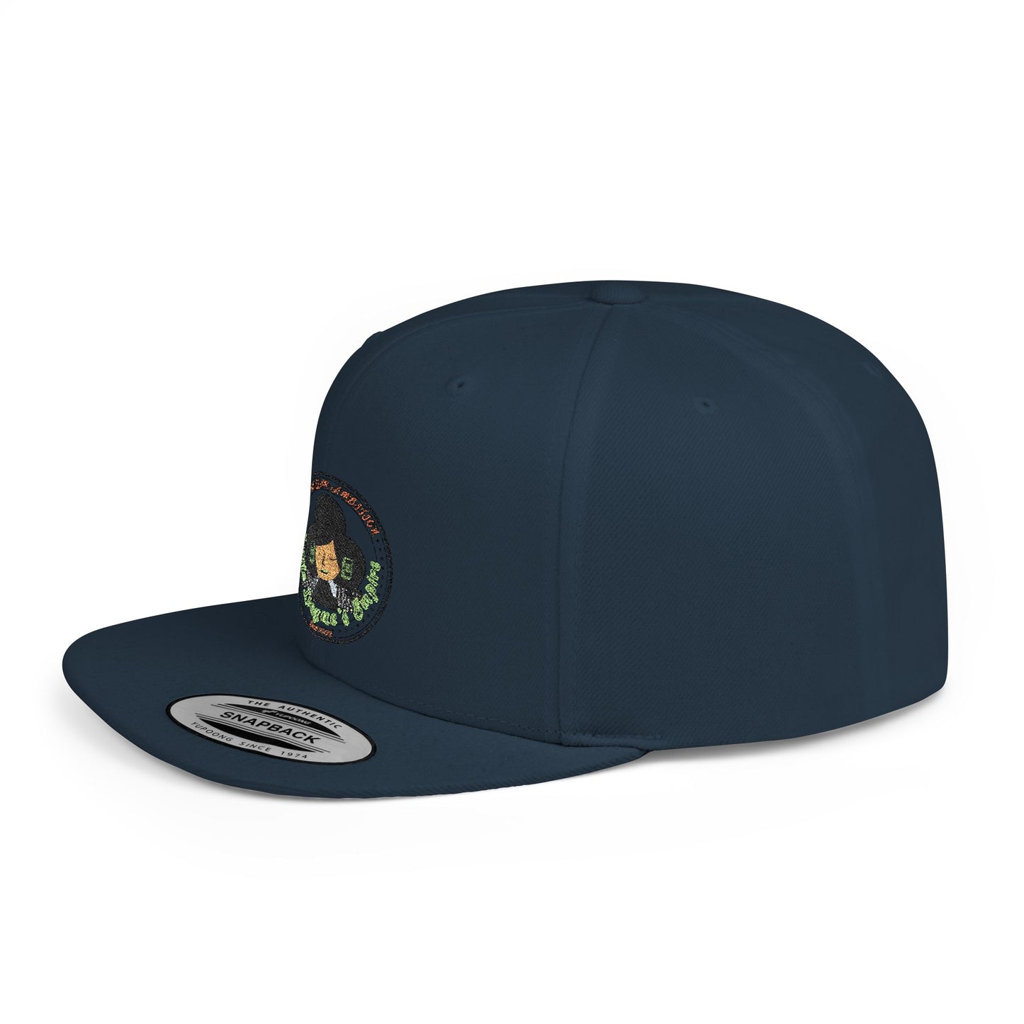 HLE Flat Bill Snapback Hat - Stylish, Trendy Cap for Everyday Wear