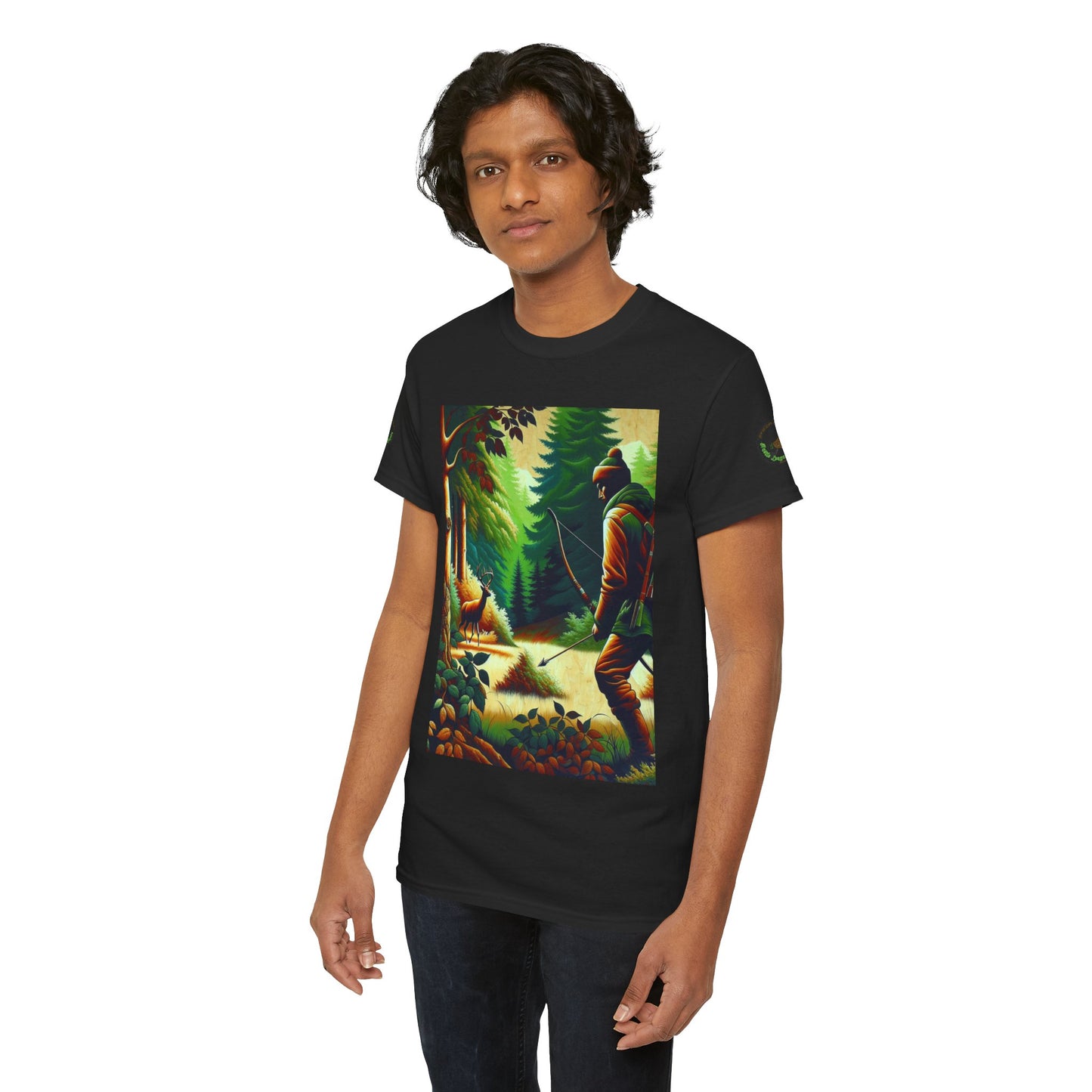 Hustle League's Empire Unisex Heavy Cotton Tee - Vintage Hunting Graphic T-Shirt