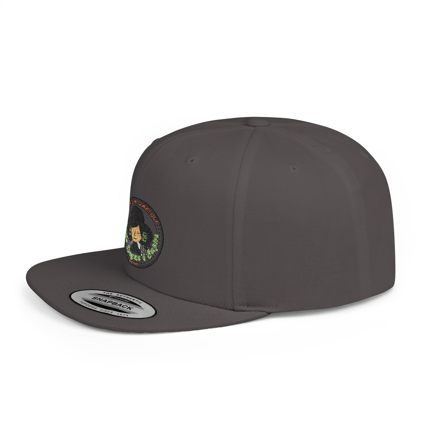 HLE Flat Bill Snapback Hat - Stylish, Trendy Cap for Everyday Wear