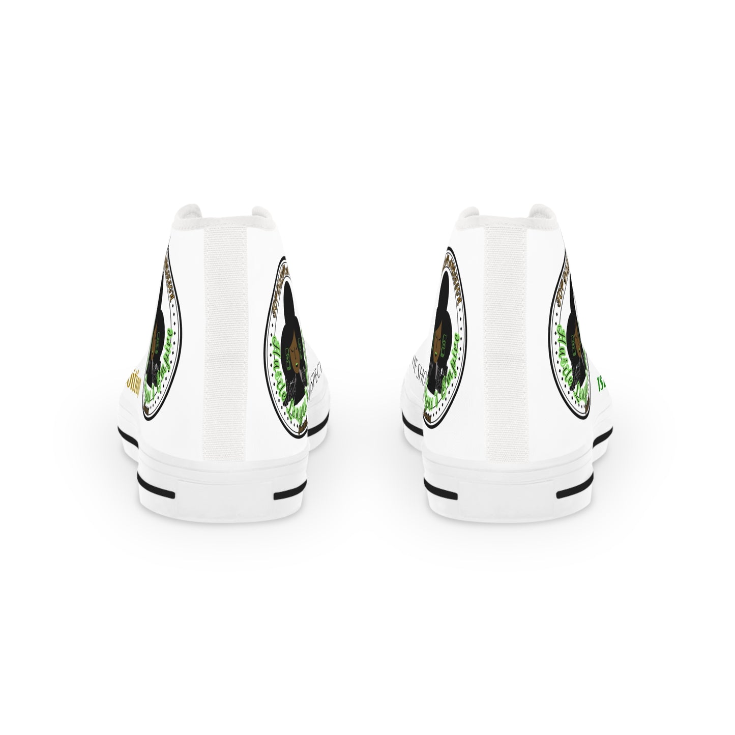 White HLE High Top Sneakers