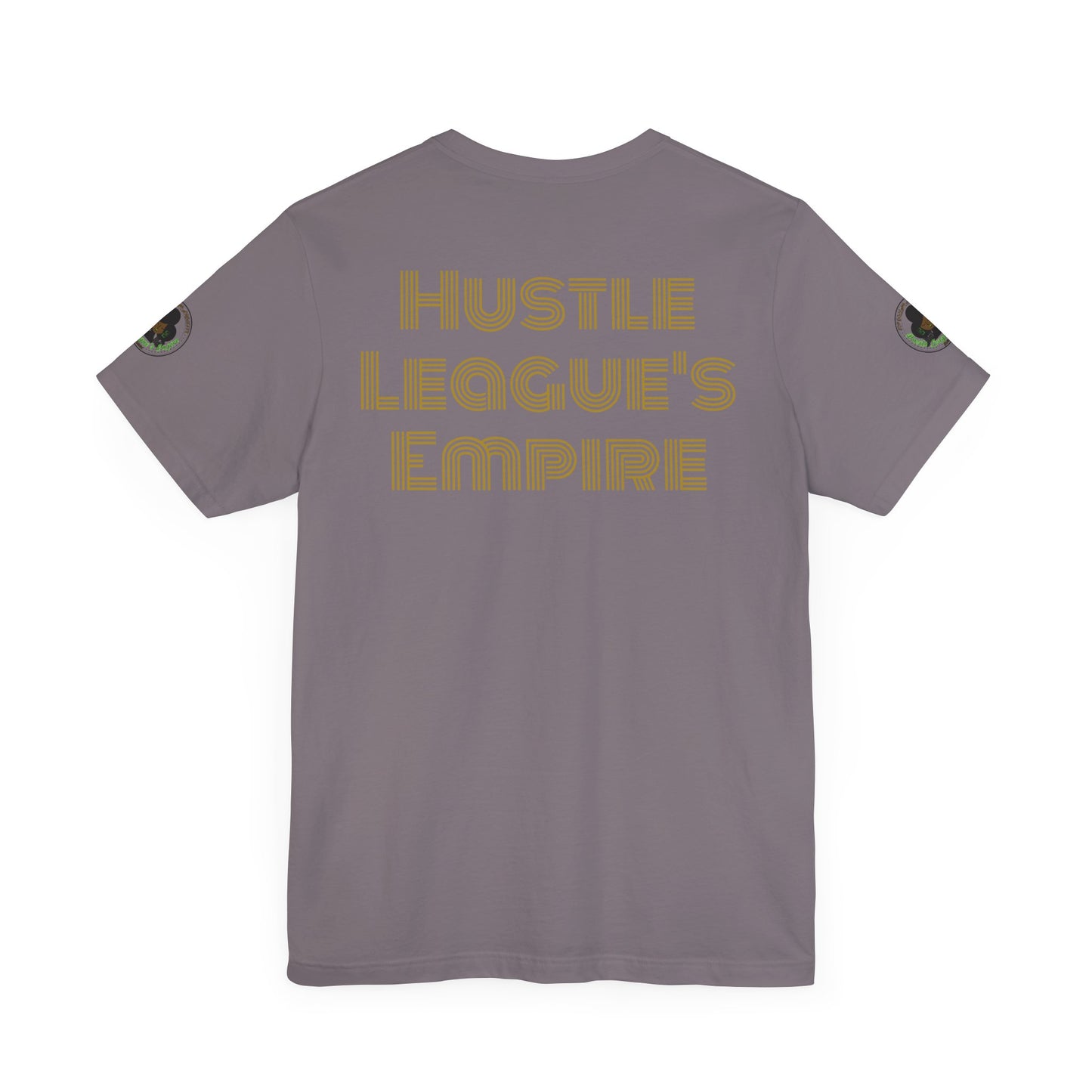 Camiseta unisex Epic HLE: gráfico llamativo en la parte delantera y motivación en la espalda