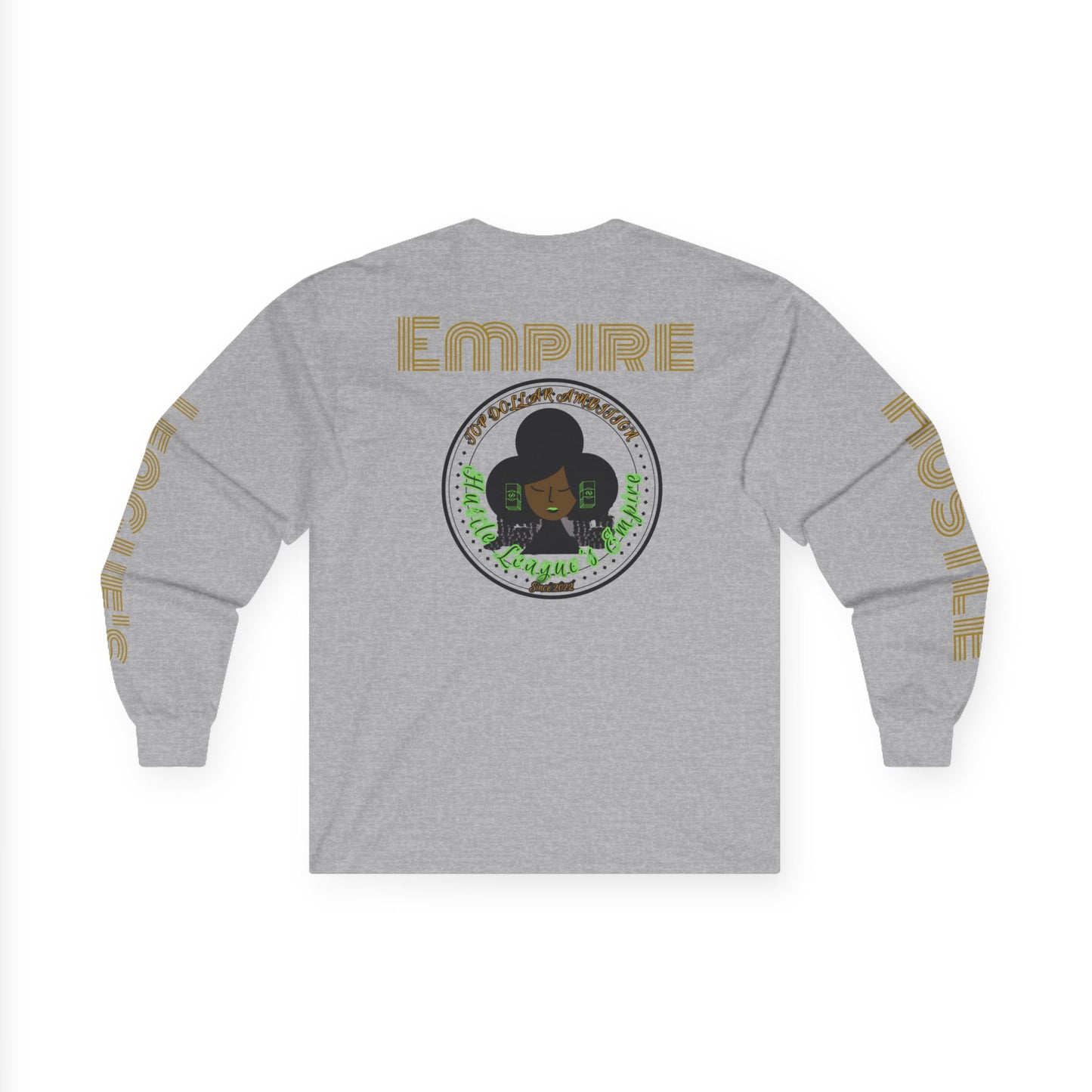 HLE Inspirational Long Sleeve Tee - Empowerment Quote & Graphic