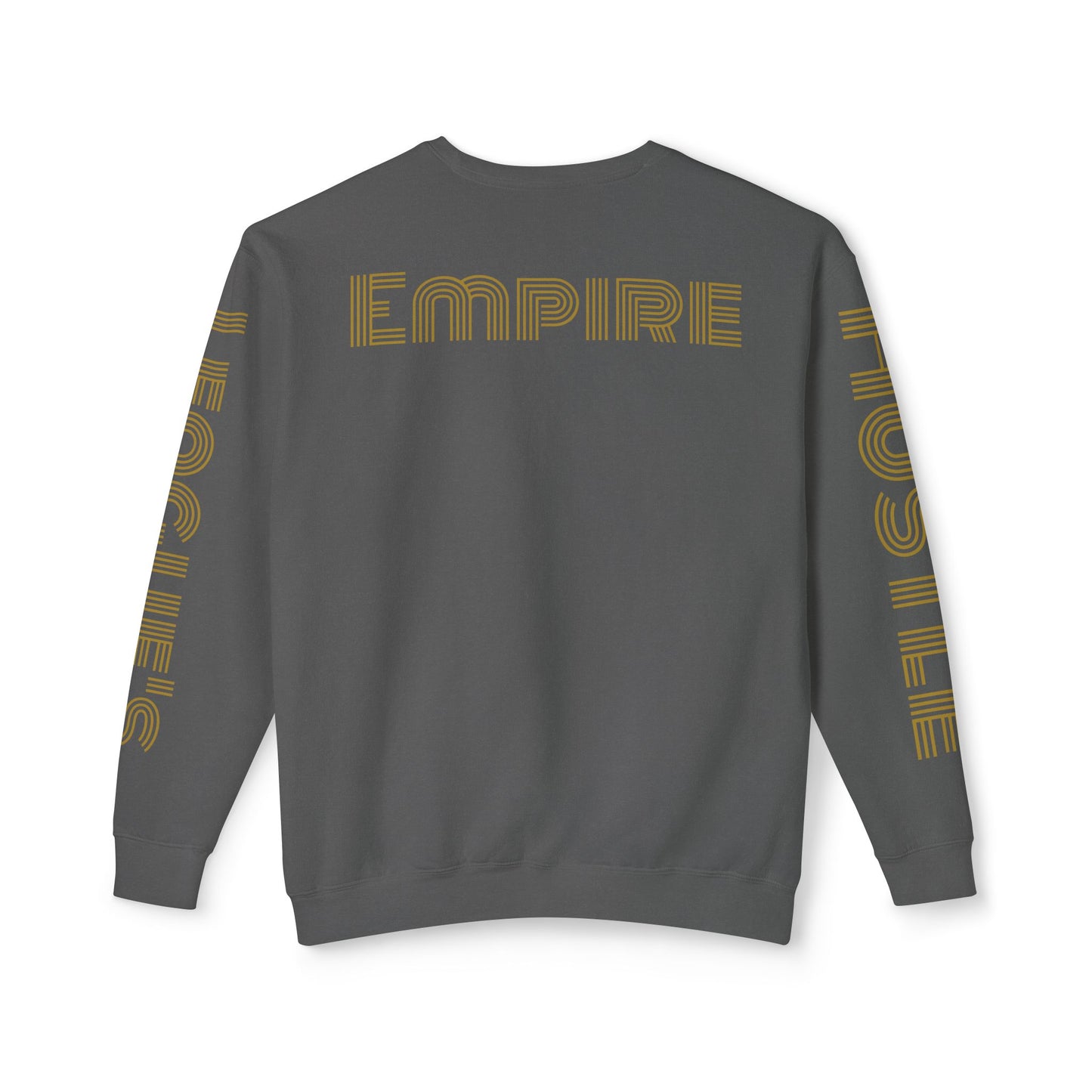 Unisex Lightweight Crewneck Sweatshirt - 'Empire Hustle' Urban Art Design