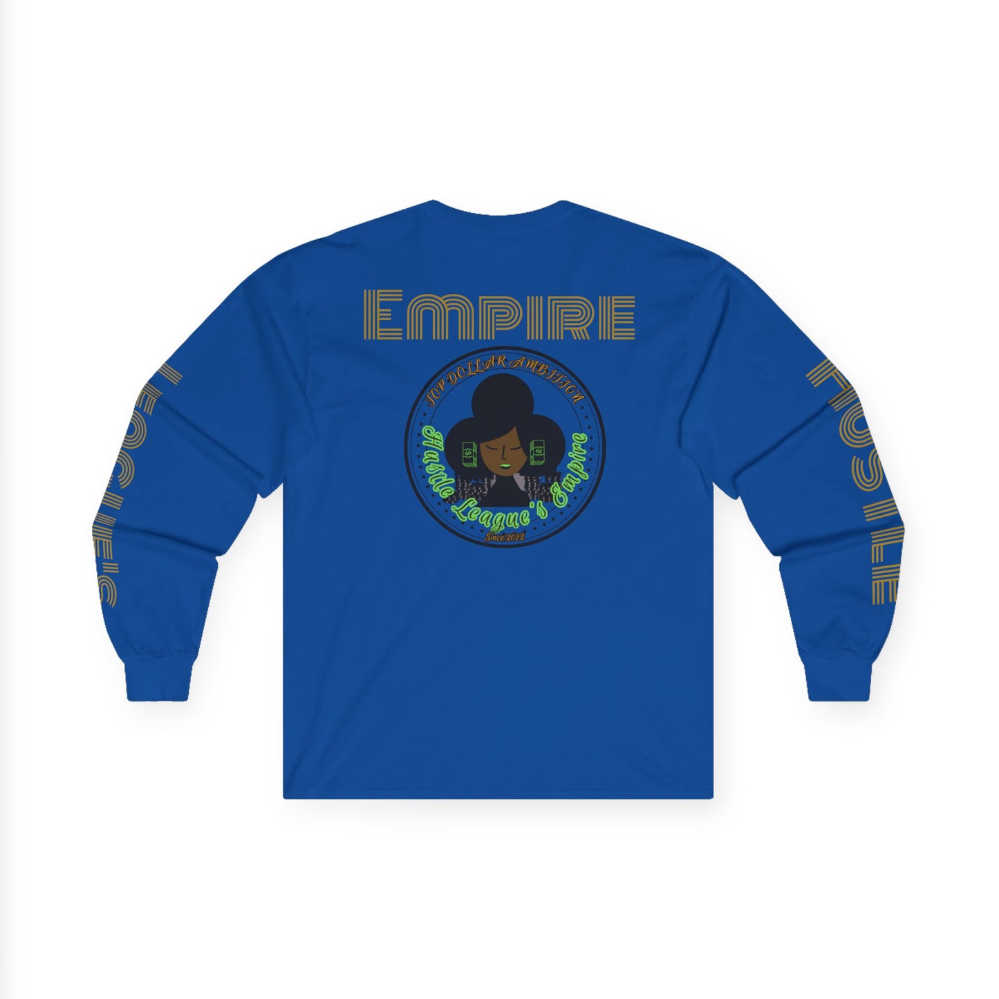 HLE Inspirational Long Sleeve Tee - Empowerment Quote & Graphic