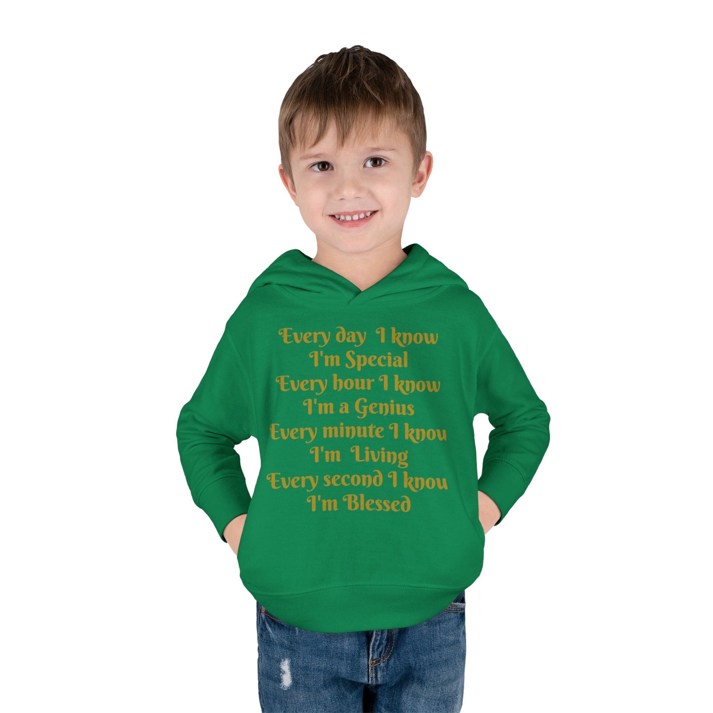 HLE Toddler Fleece Hoodie - Inspirational Design