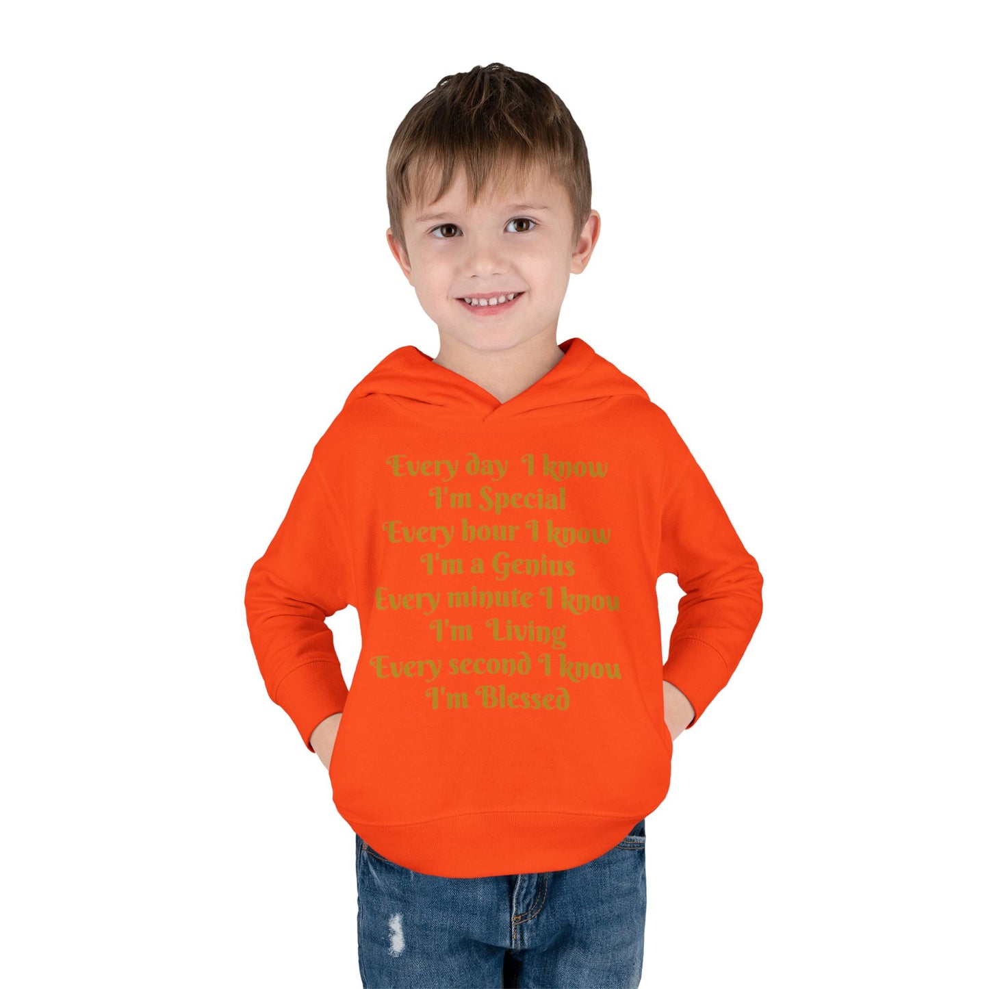 HLE Toddler Fleece Hoodie - Inspirational Design