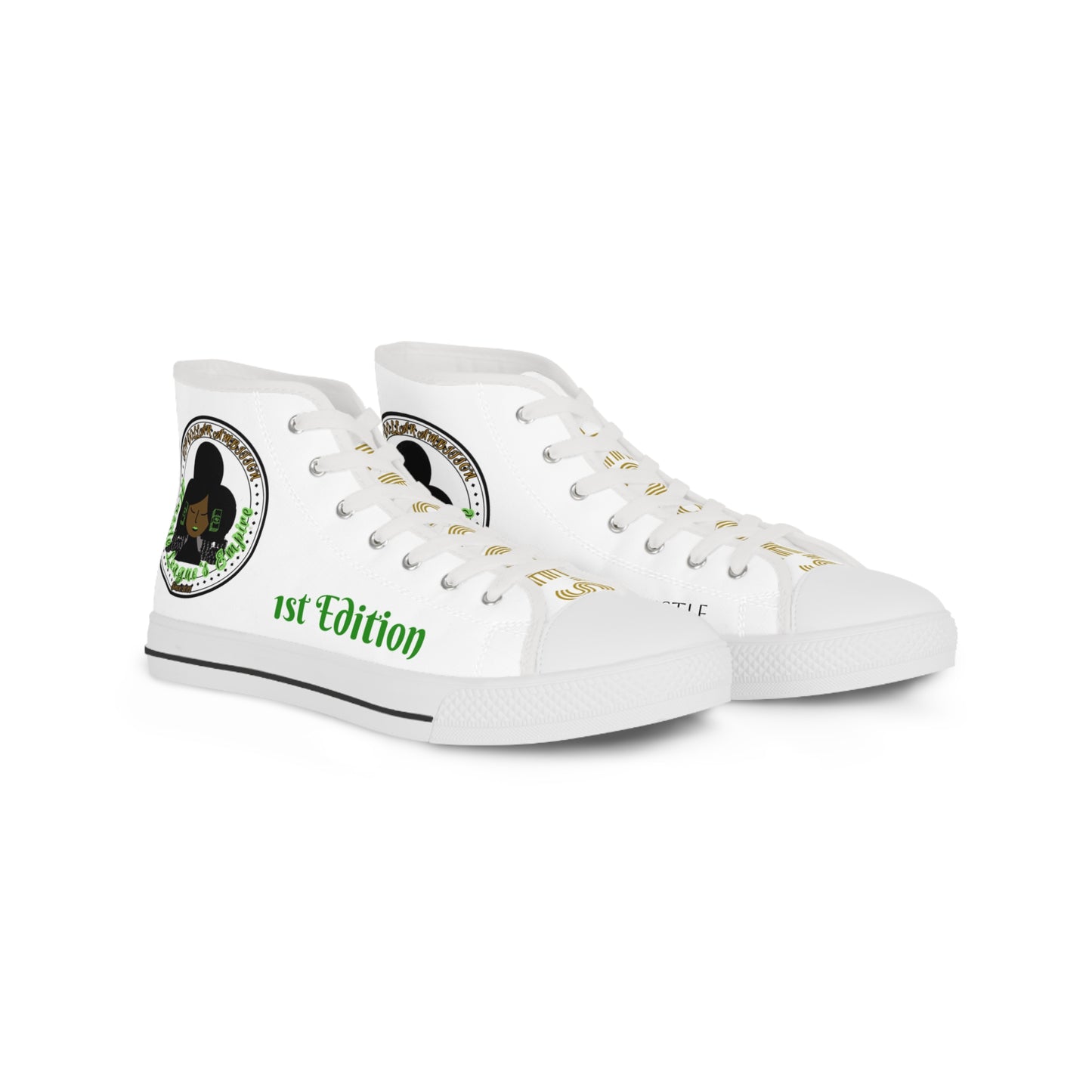 White HLE High Top Sneakers