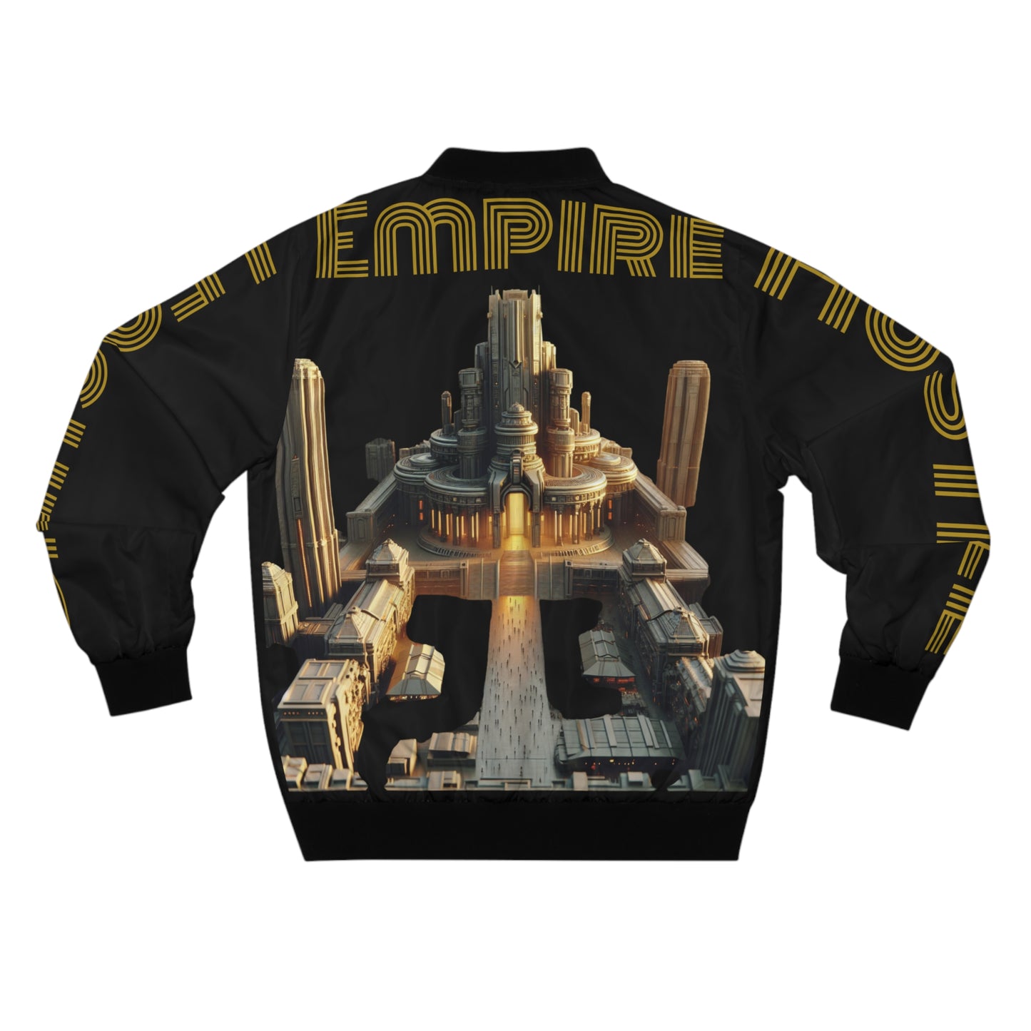 Black HLE Bomber Jacket - Cafe Design