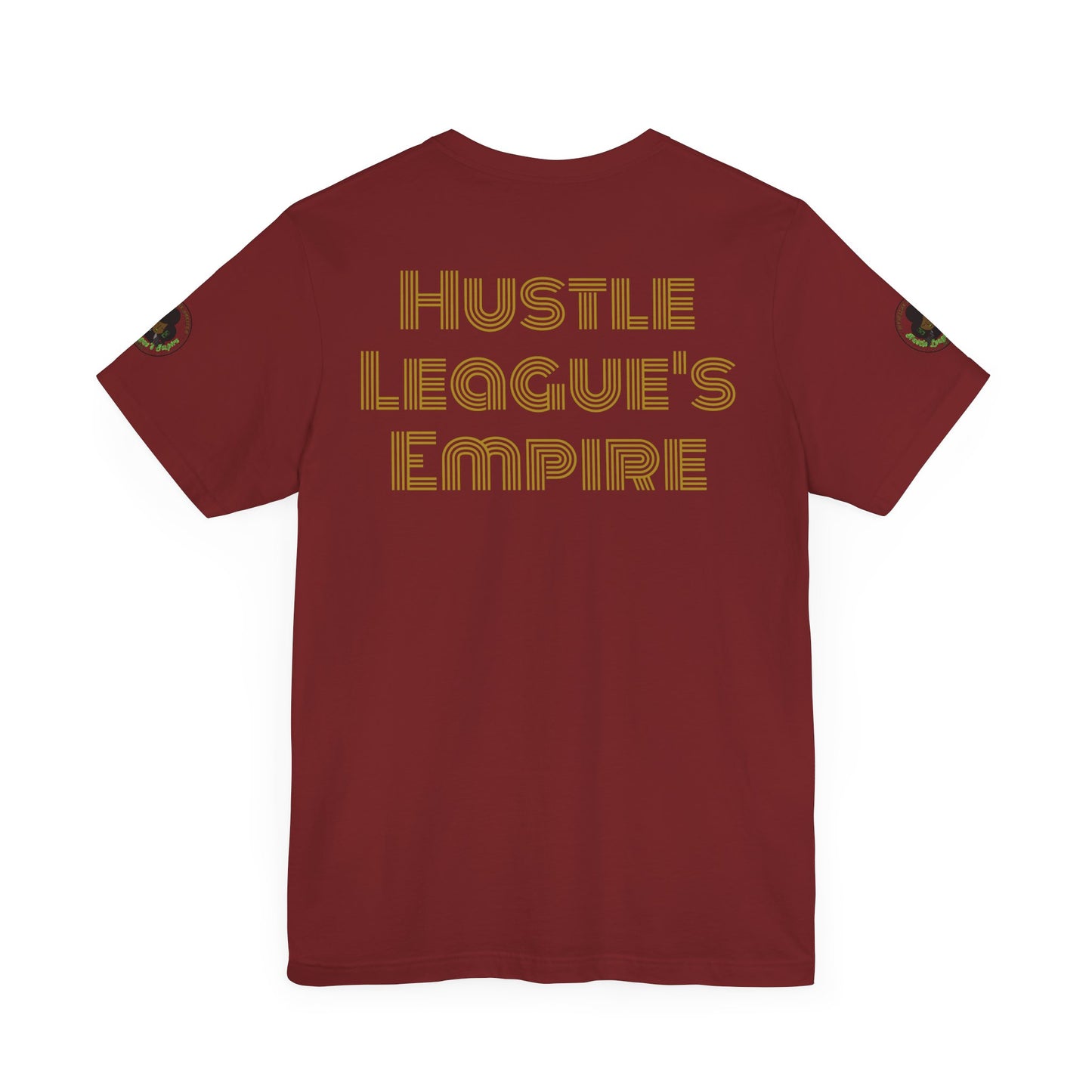 Camiseta unisex Epic HLE: gráfico llamativo en la parte delantera y motivación en la espalda