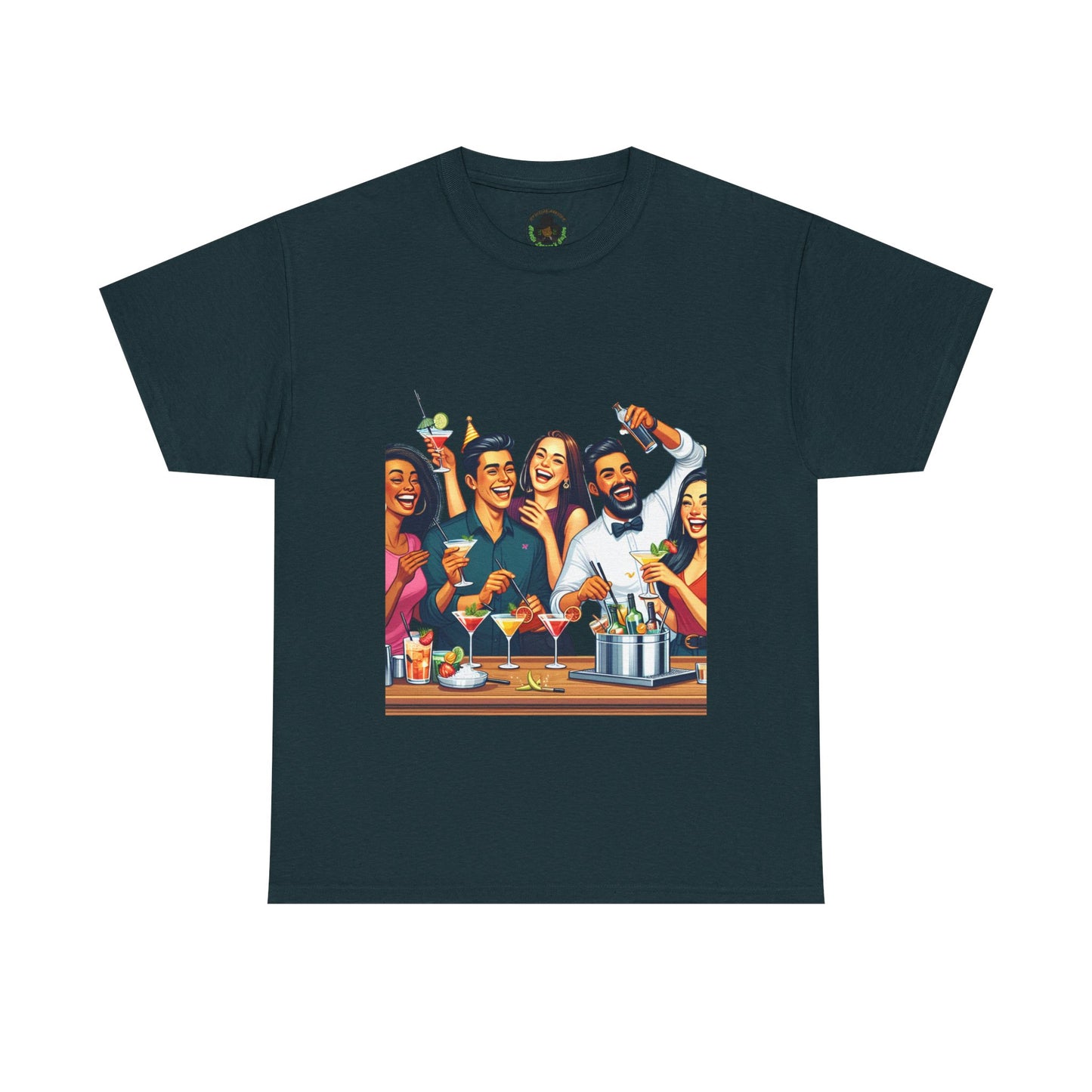 Hustle League Unisex Heavy Cotton Tee - Celebrate Friendship & Fun Nights Out