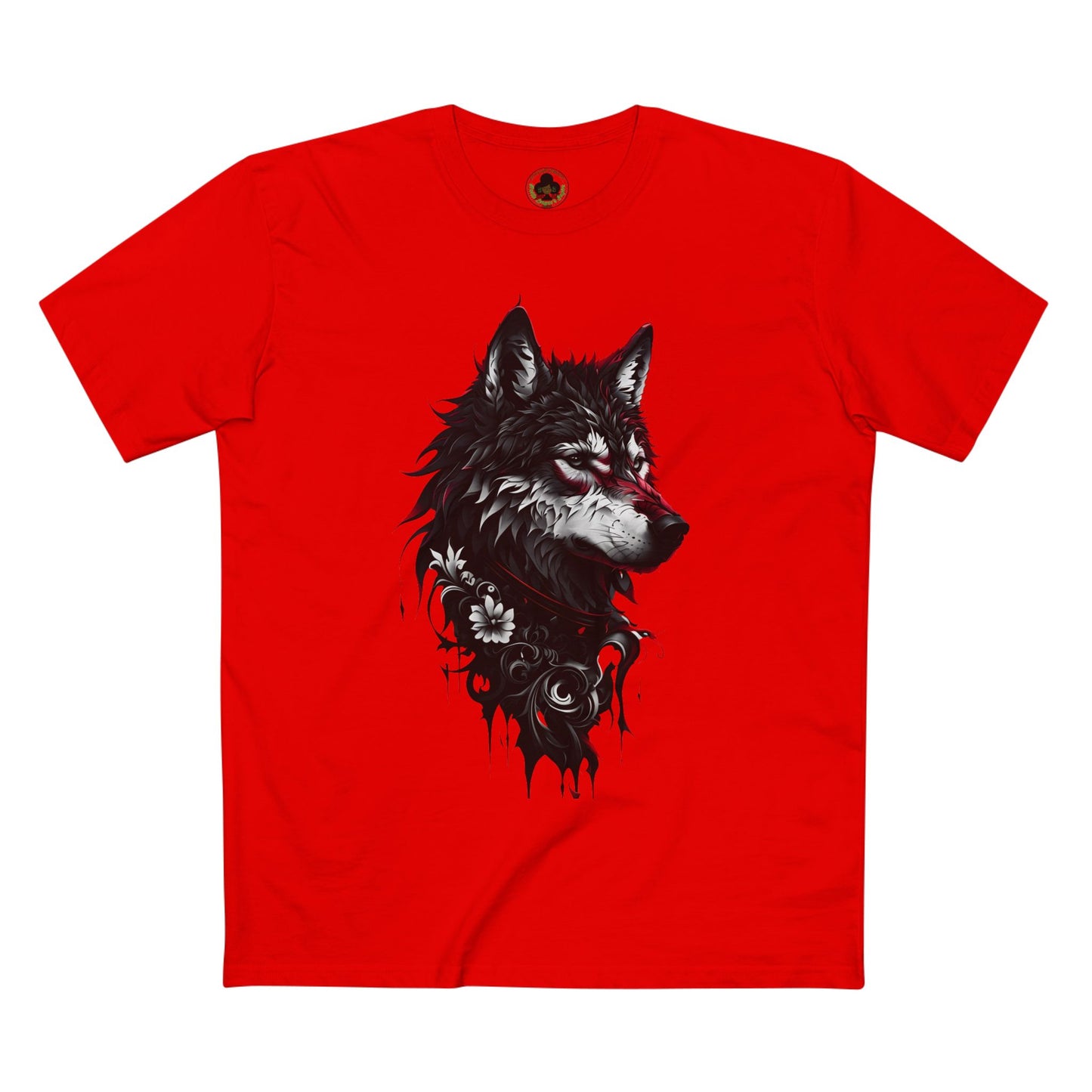 HLE Wild Spirit Graphic Tee - Fierce Wolf & Tiger Design