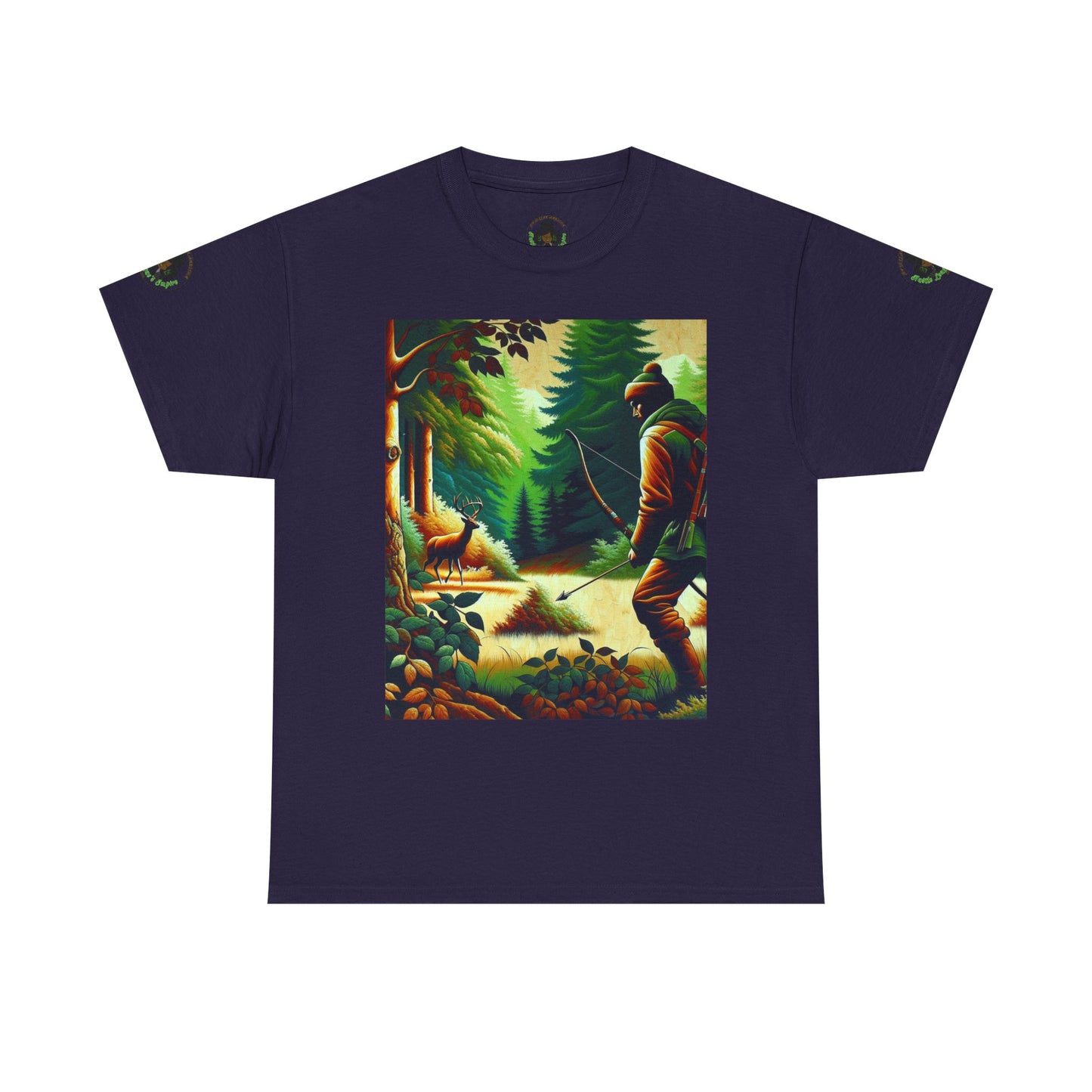 Hustle League's Empire Unisex Heavy Cotton Tee - Vintage Hunting Graphic T-Shirt