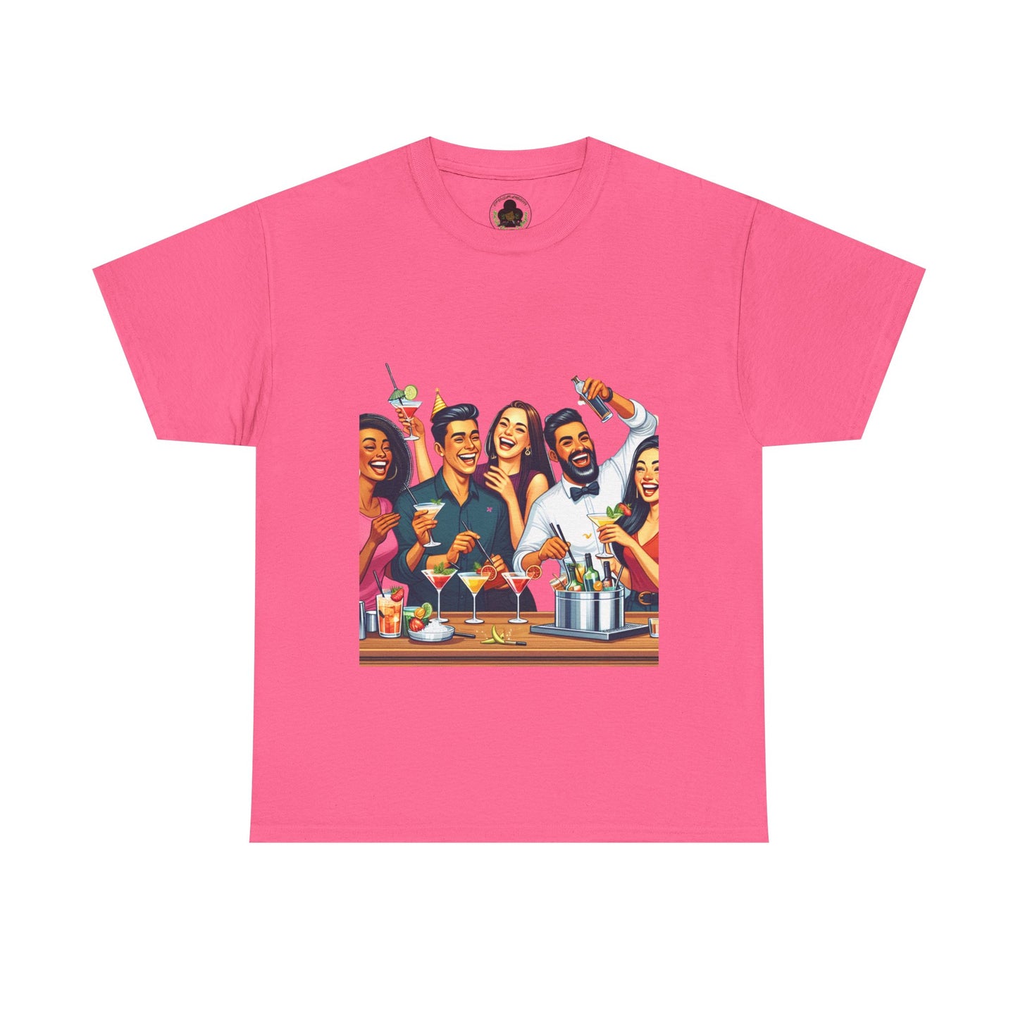 Hustle League Unisex Heavy Cotton Tee - Celebrate Friendship & Fun Nights Out