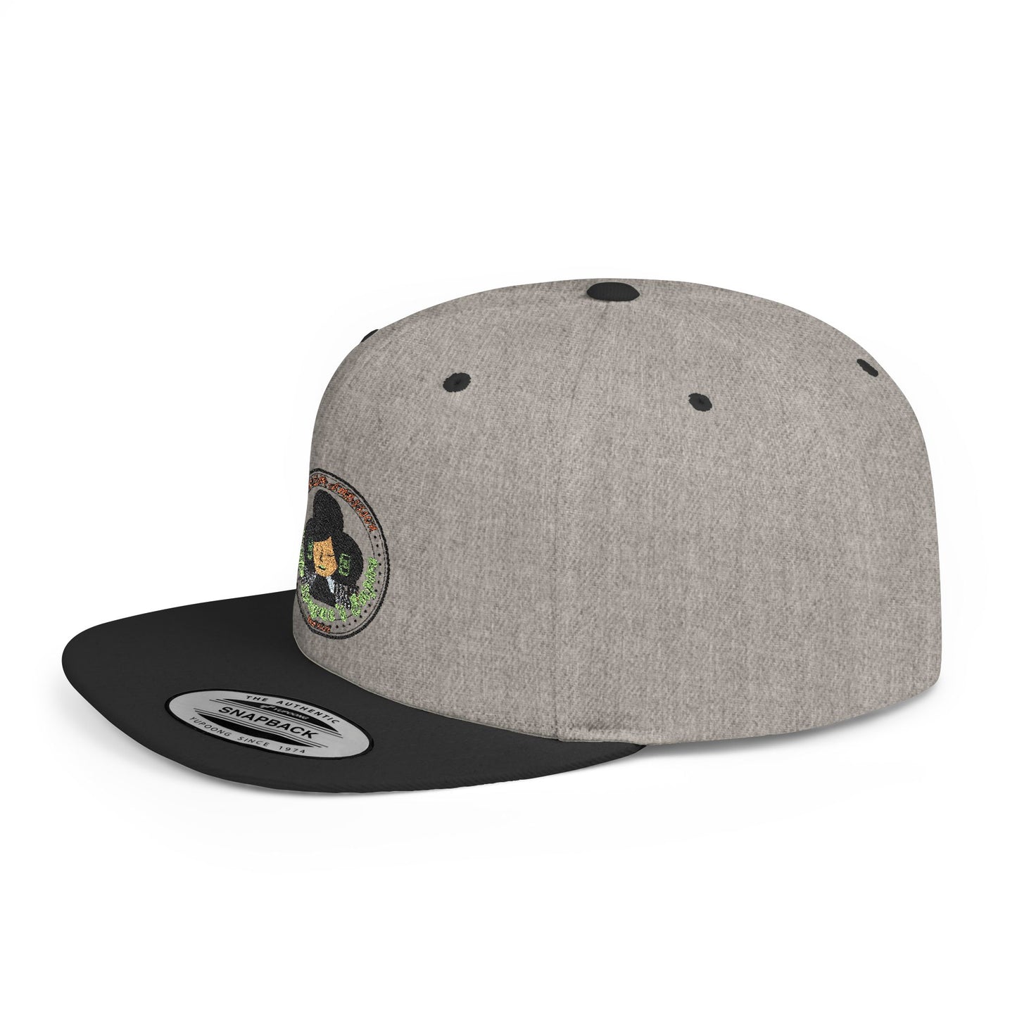HLE Flat Bill Snapback Hat - Stylish, Trendy Cap for Everyday Wear