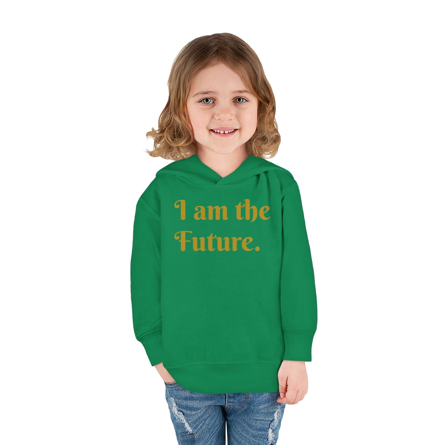 HLE Toddler Fleece Hoodie - I Am the Future & Hustle's League Design
