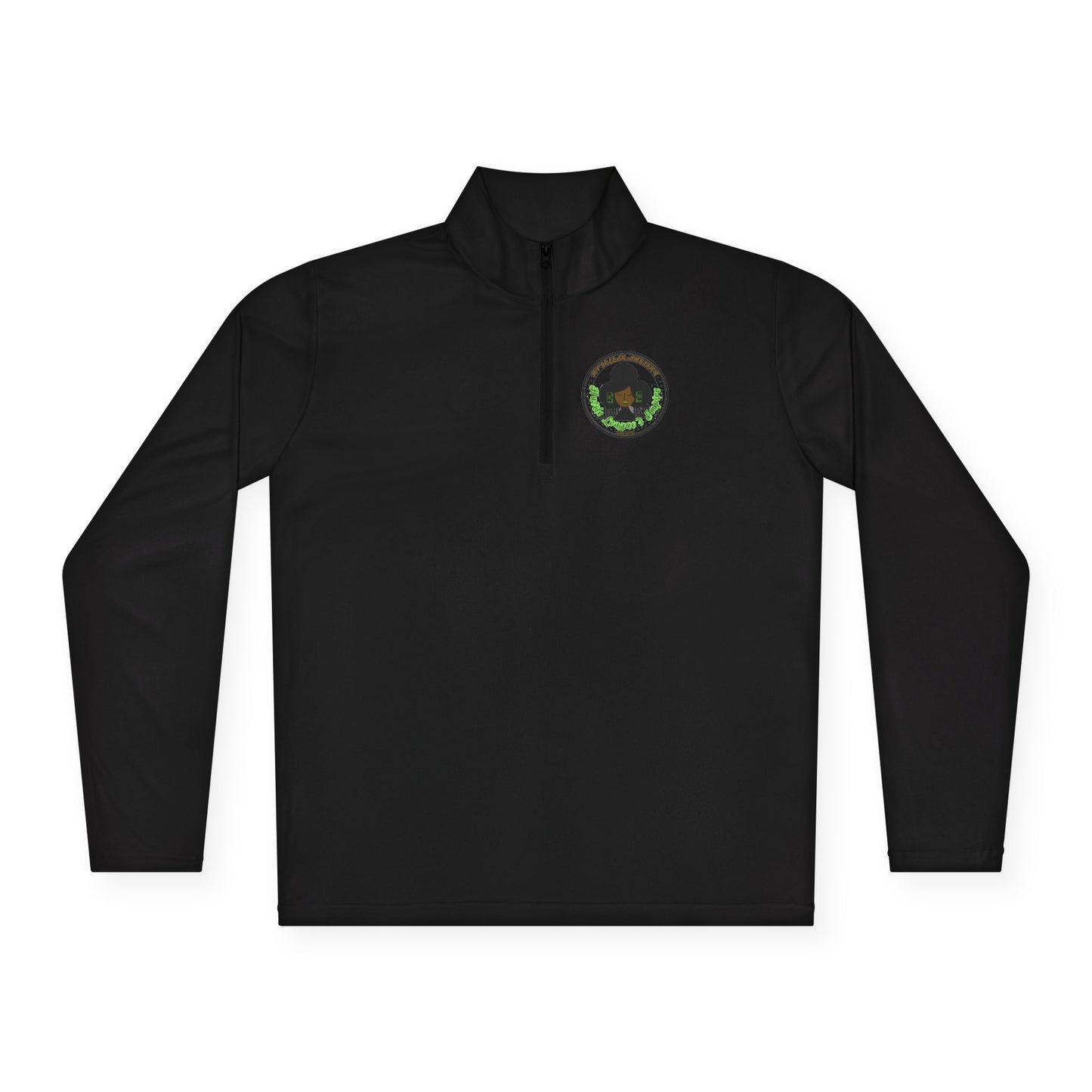 Unisex Quarter-Zip Pullover - Hustle Empire with Motivational Quotes