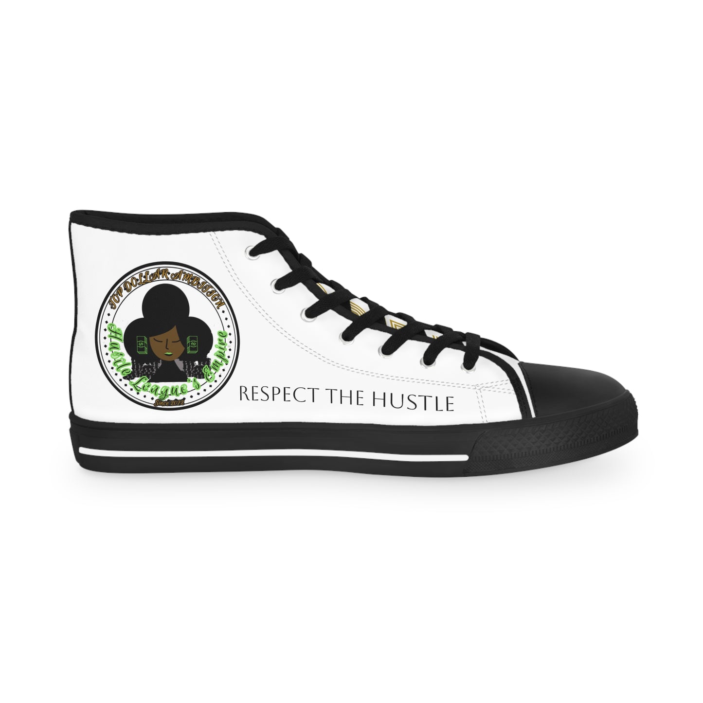 White HLE High Top Sneakers