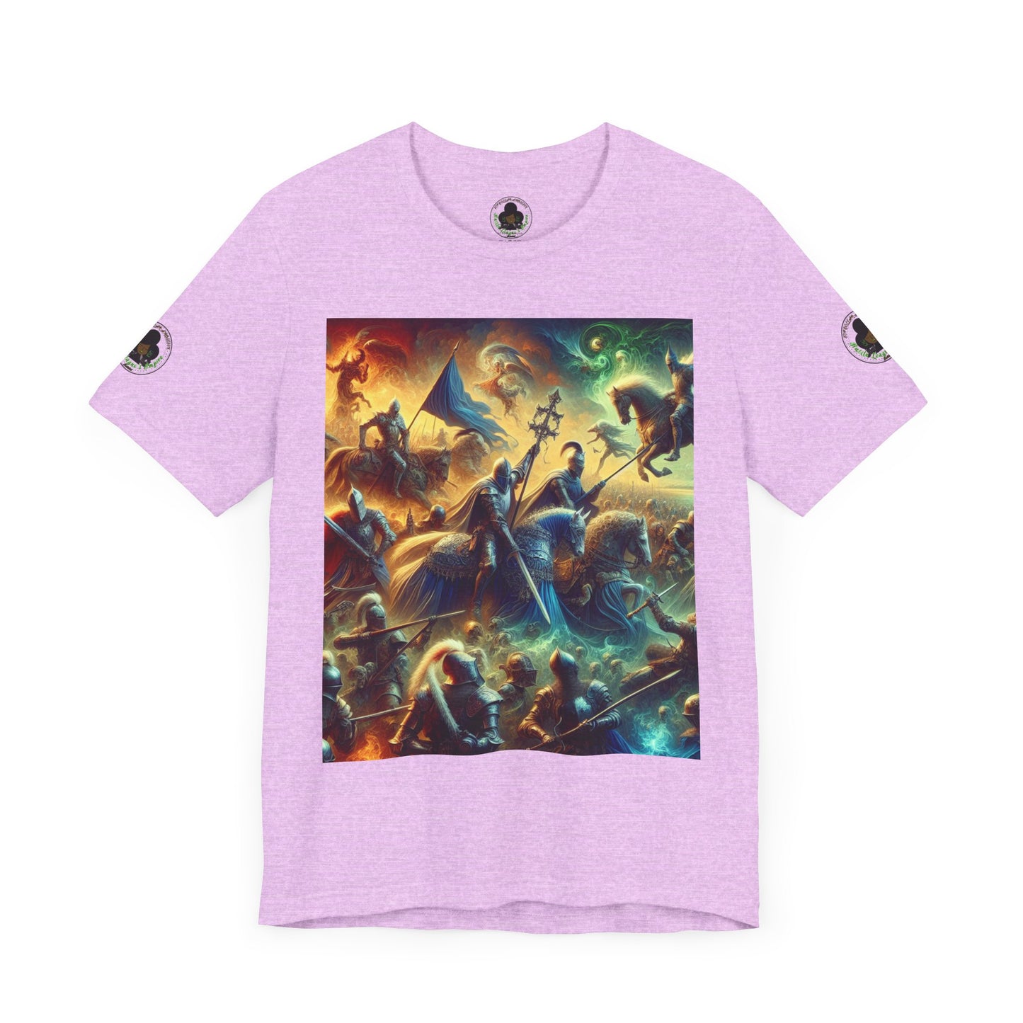 Camiseta unisex Epic HLE: gráfico llamativo en la parte delantera y motivación en la espalda