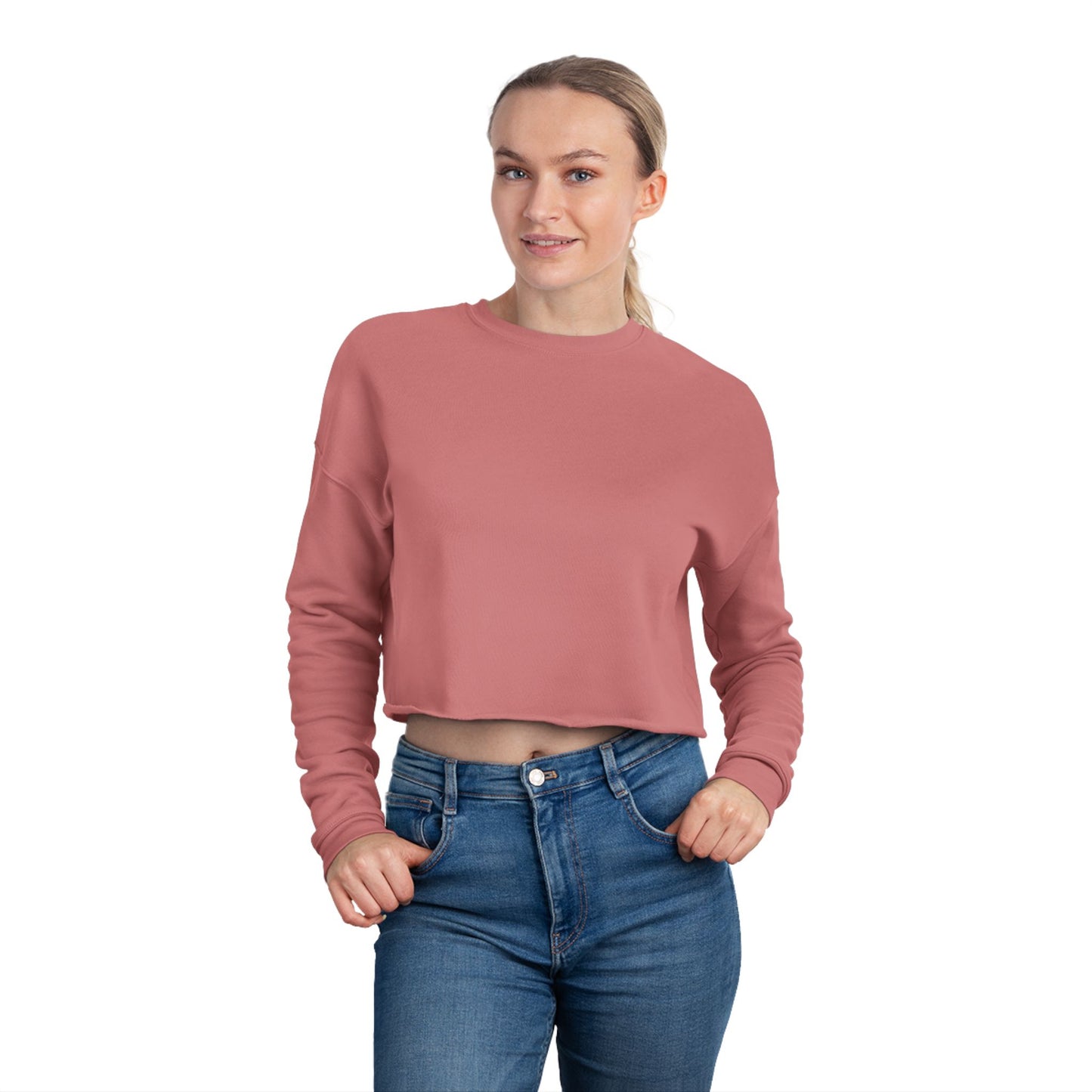 Sudadera corta HLE para mujer