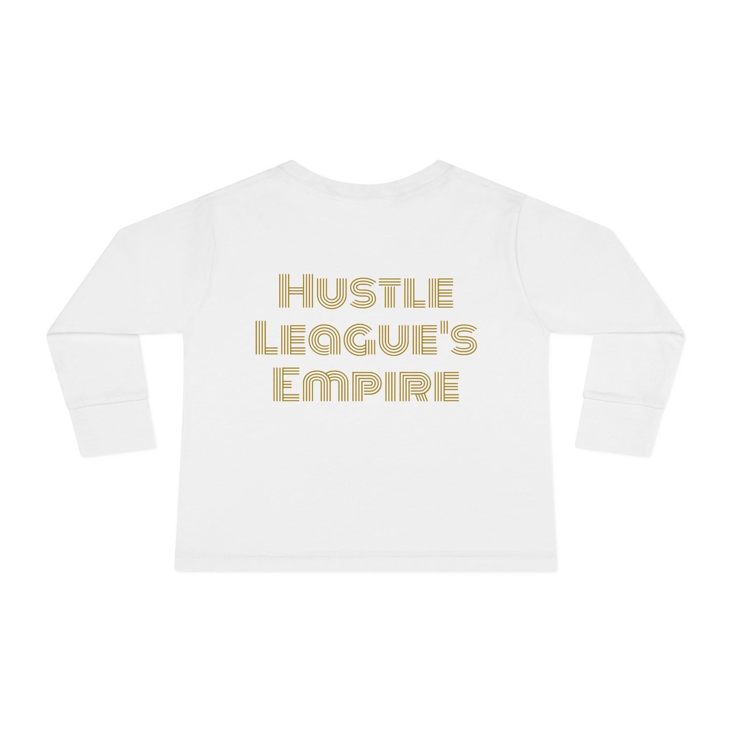 Camiseta de manga larga para niños pequeños: "El futuro está aquí" y "El imperio de la Hustle League"
