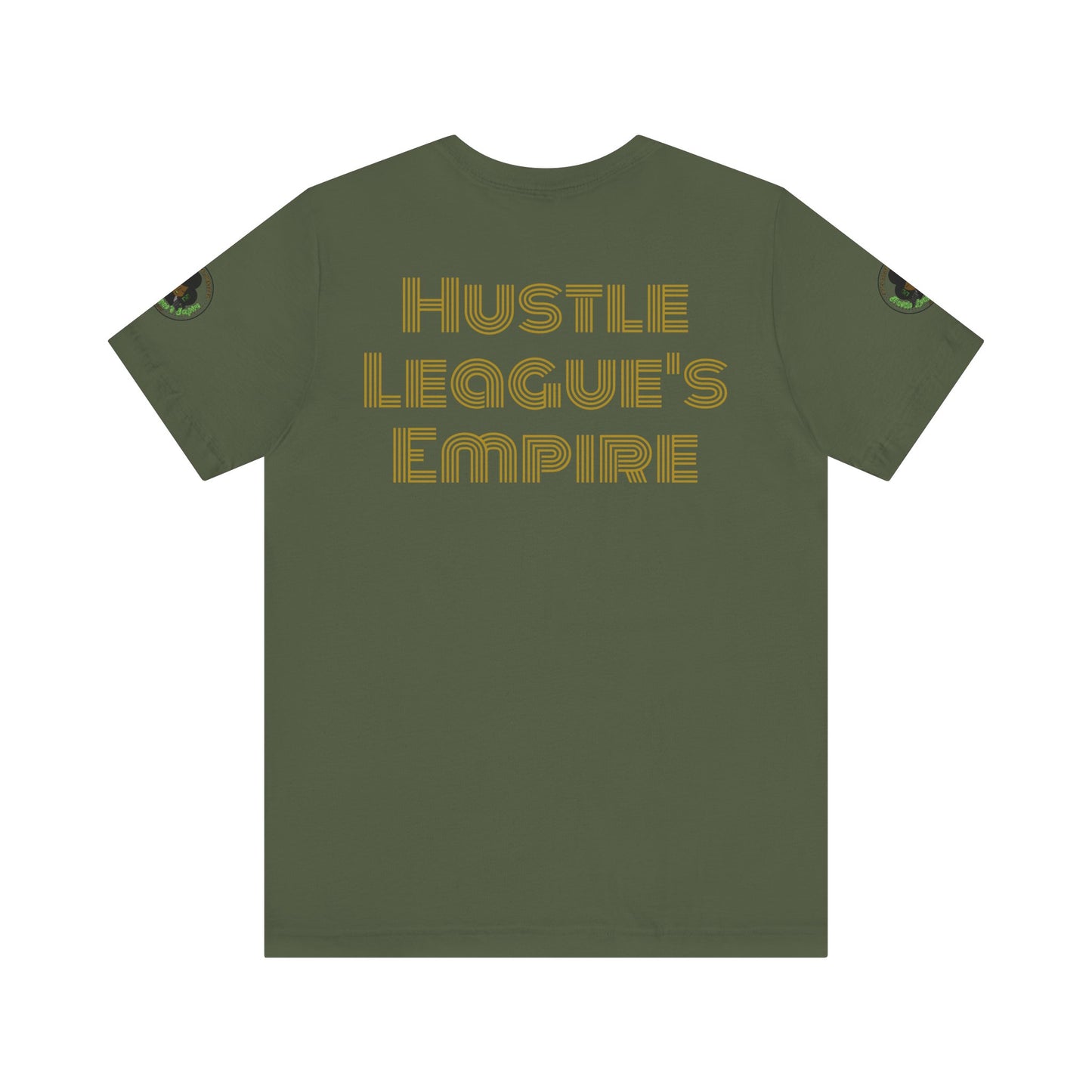 Camiseta unisex Epic HLE: gráfico llamativo en la parte delantera y motivación en la espalda